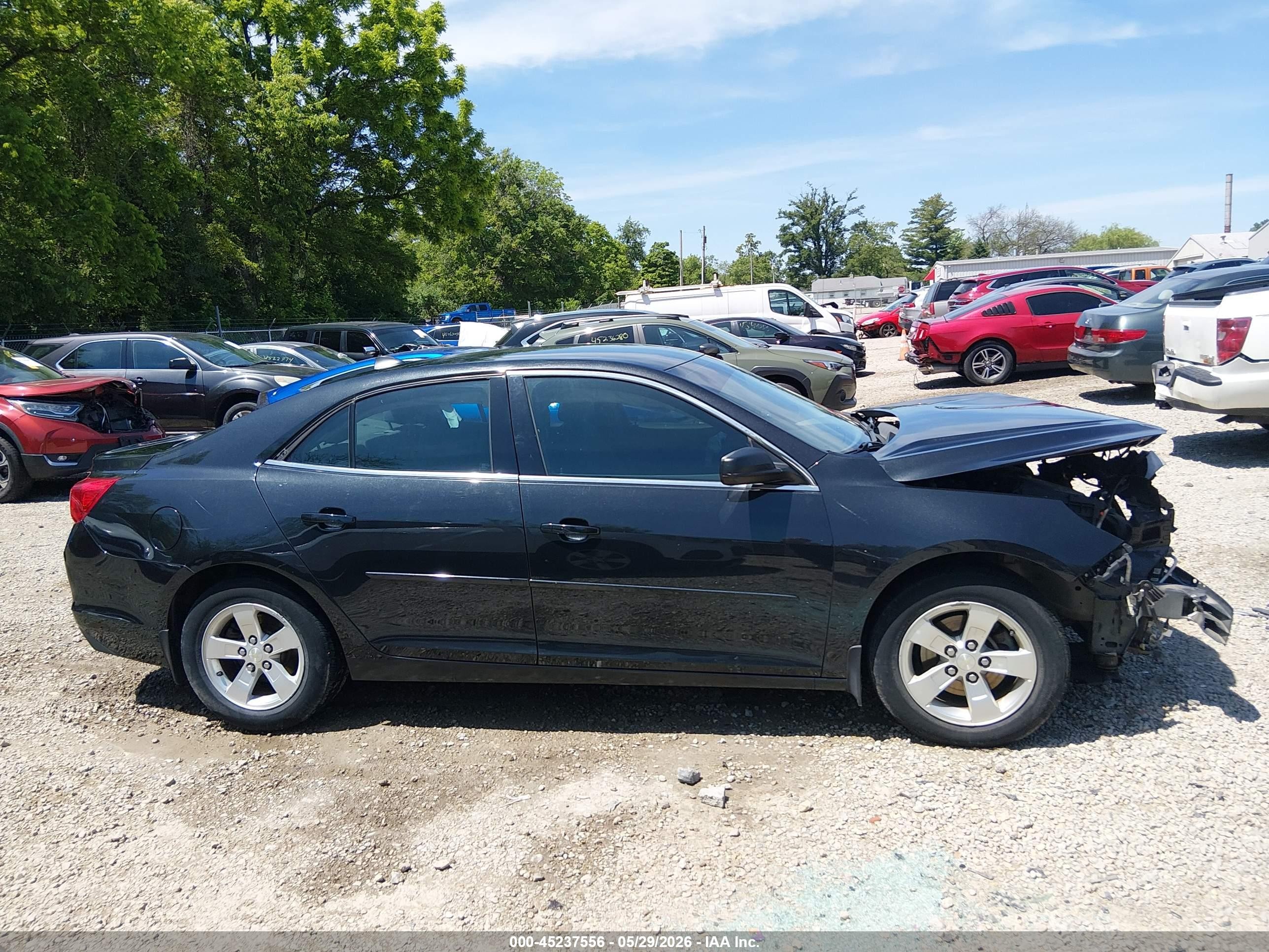 2013 Chevrolet Malibu 1ls Black vin: 1G11B5SA2DF325634