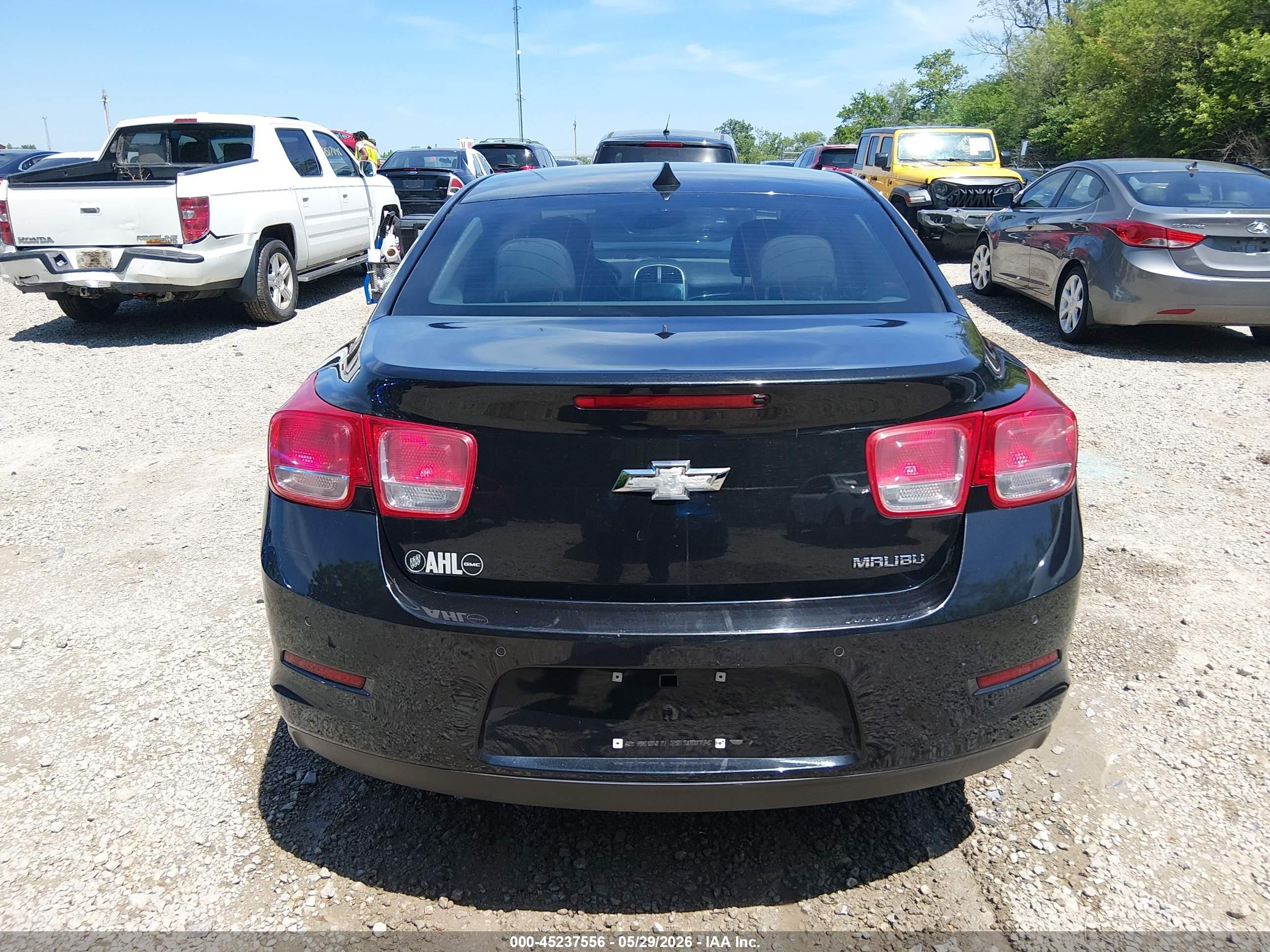 2013 Chevrolet Malibu 1ls Black vin: 1G11B5SA2DF325634