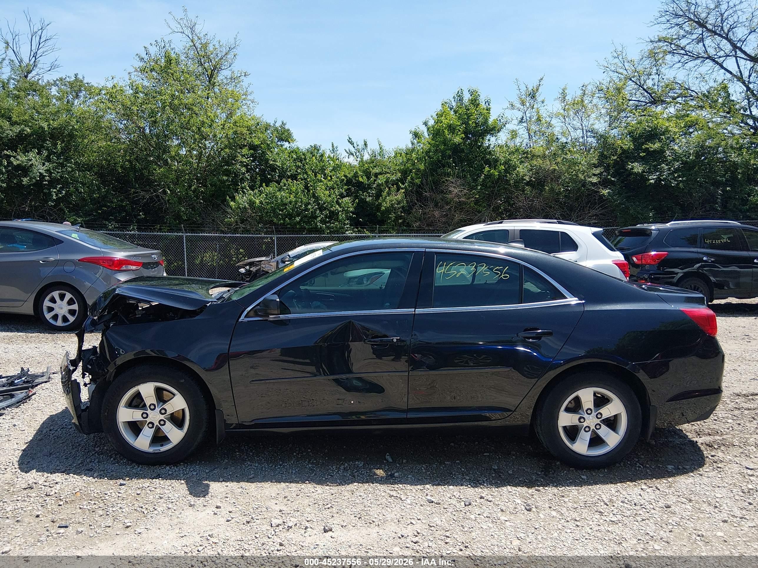 2013 Chevrolet Malibu 1ls Black vin: 1G11B5SA2DF325634