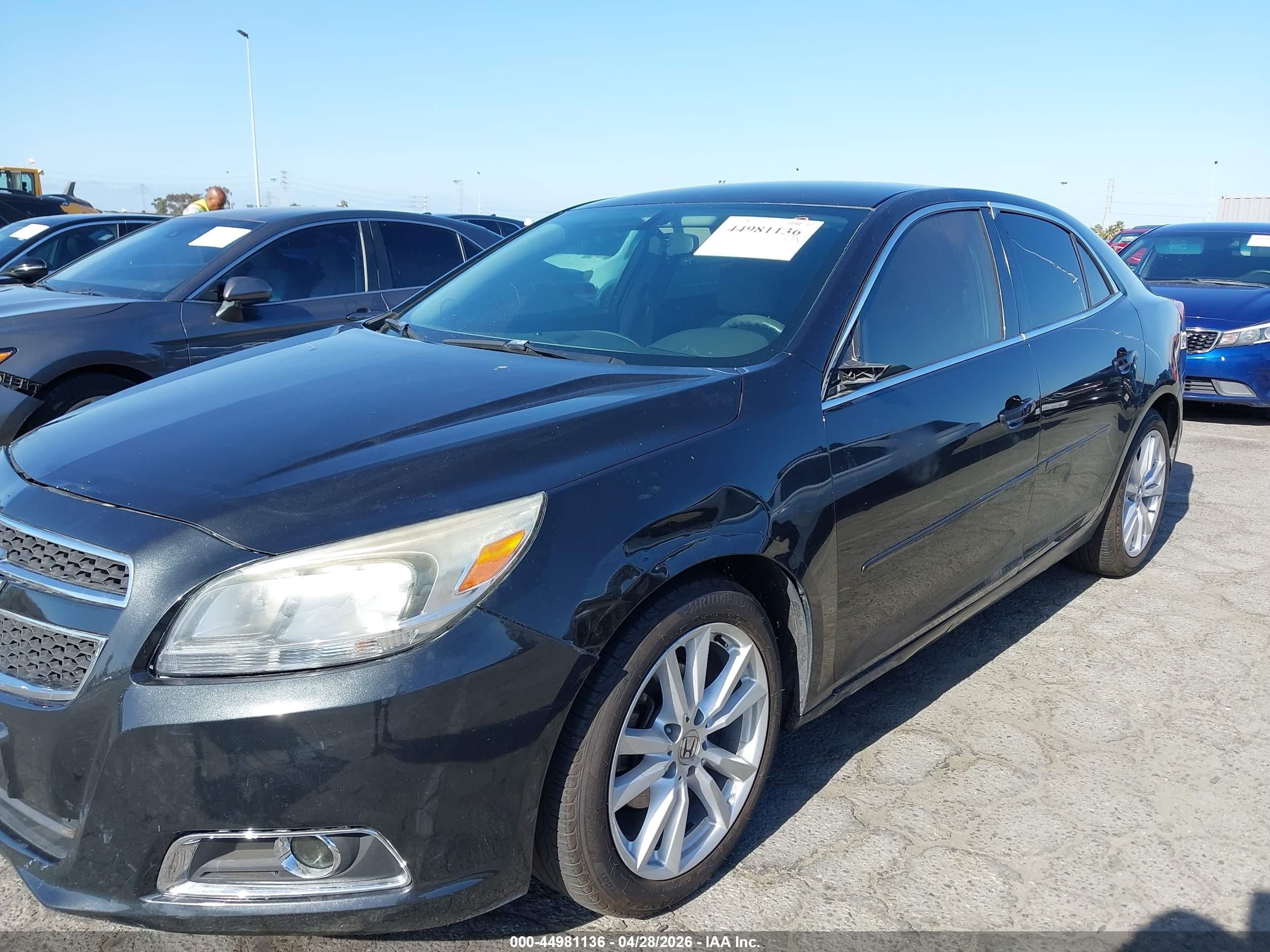 2013 Chevrolet Malibu 1ls Black vin: 1G11B5SA2DF352848