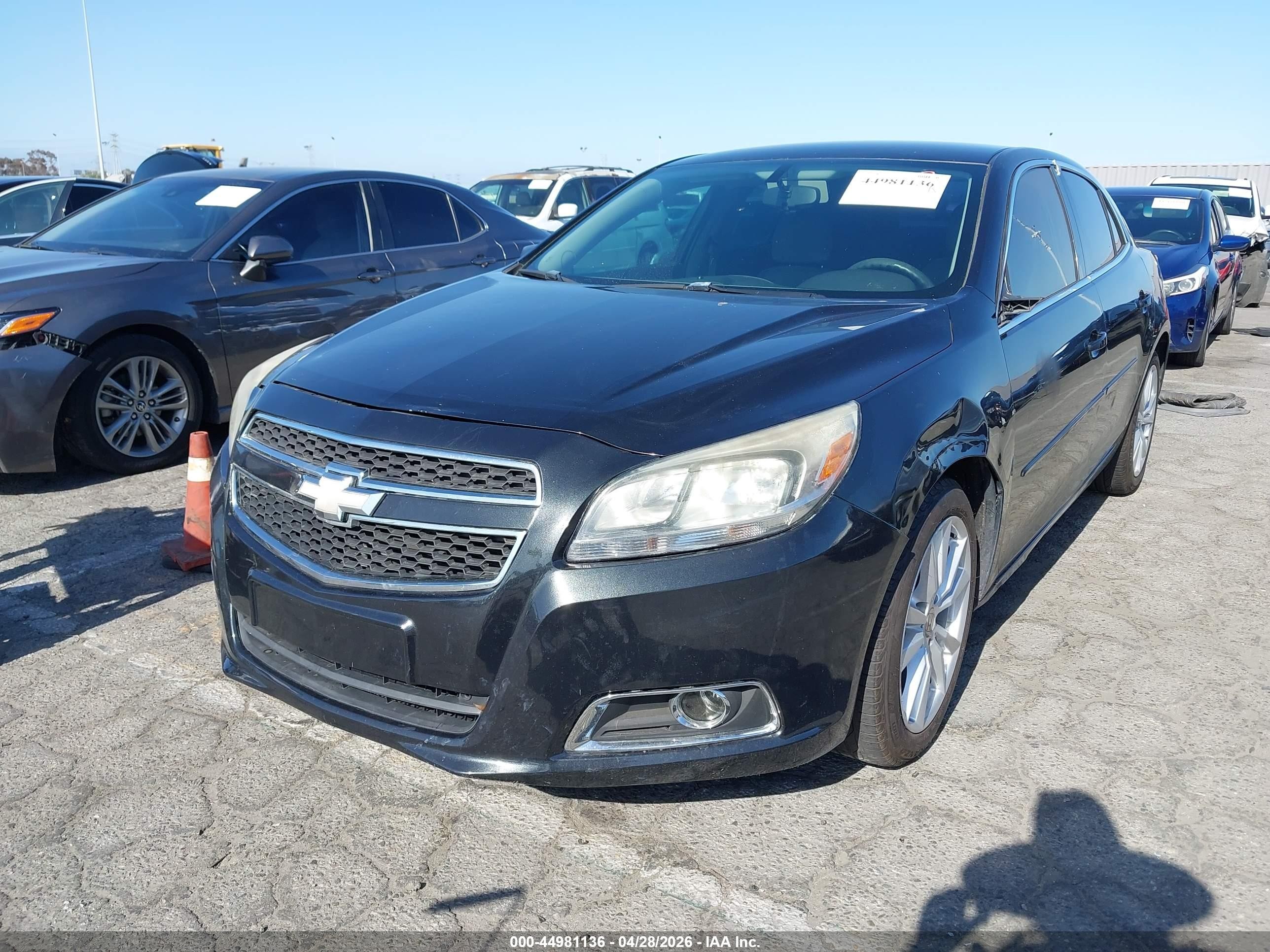 2013 Chevrolet Malibu 1ls Black vin: 1G11B5SA2DF352848