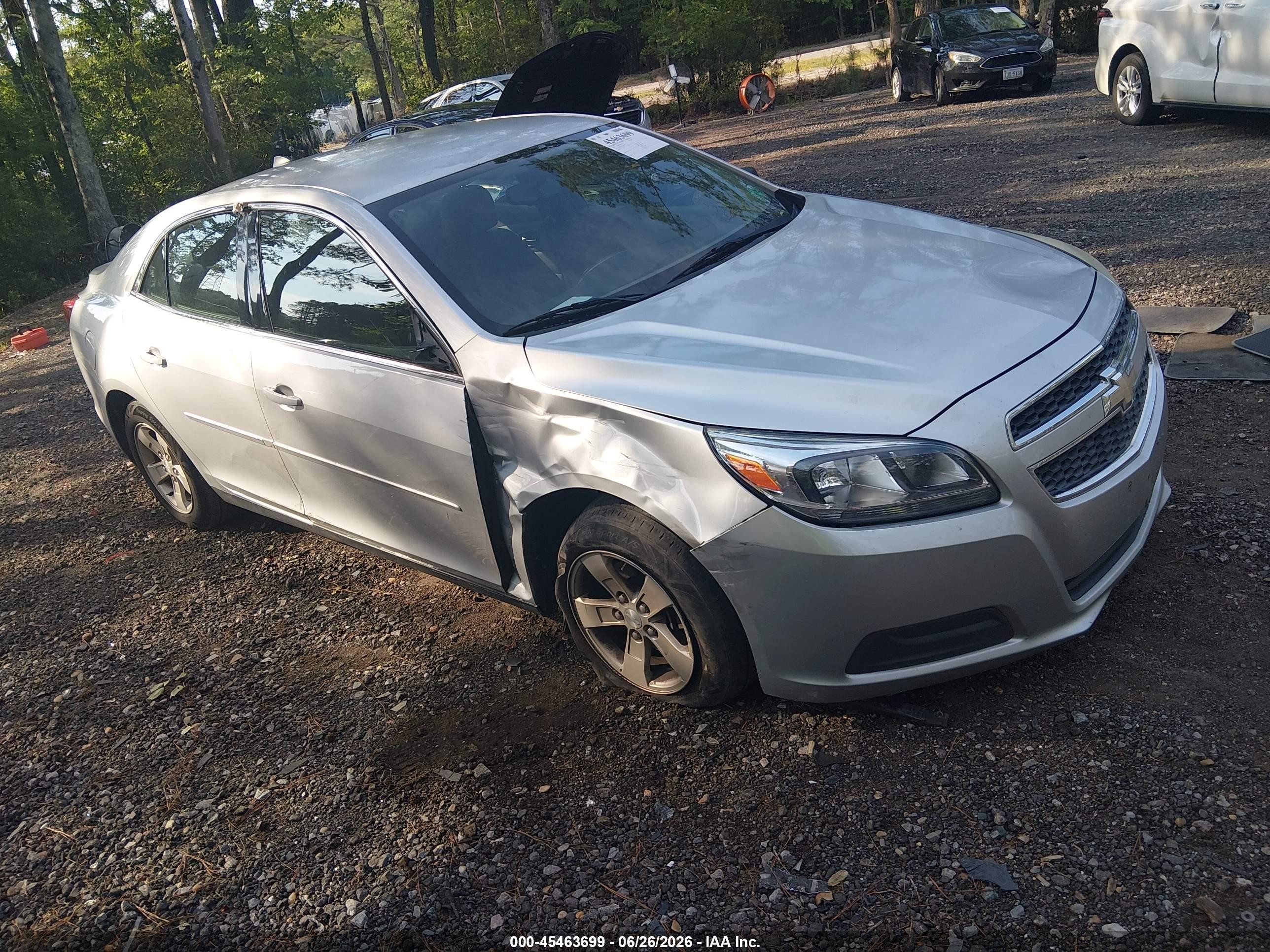 2013 Chevrolet Malibu 1ls Silver vin: 1G11B5SA2DU118575