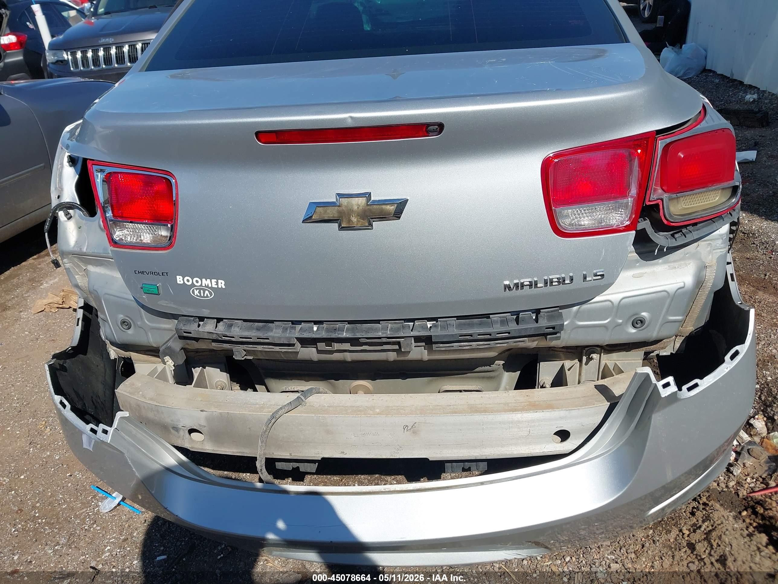 2016 Chevrolet Malibu Limited Ls Silver vin: 1G11B5SA2GF110775