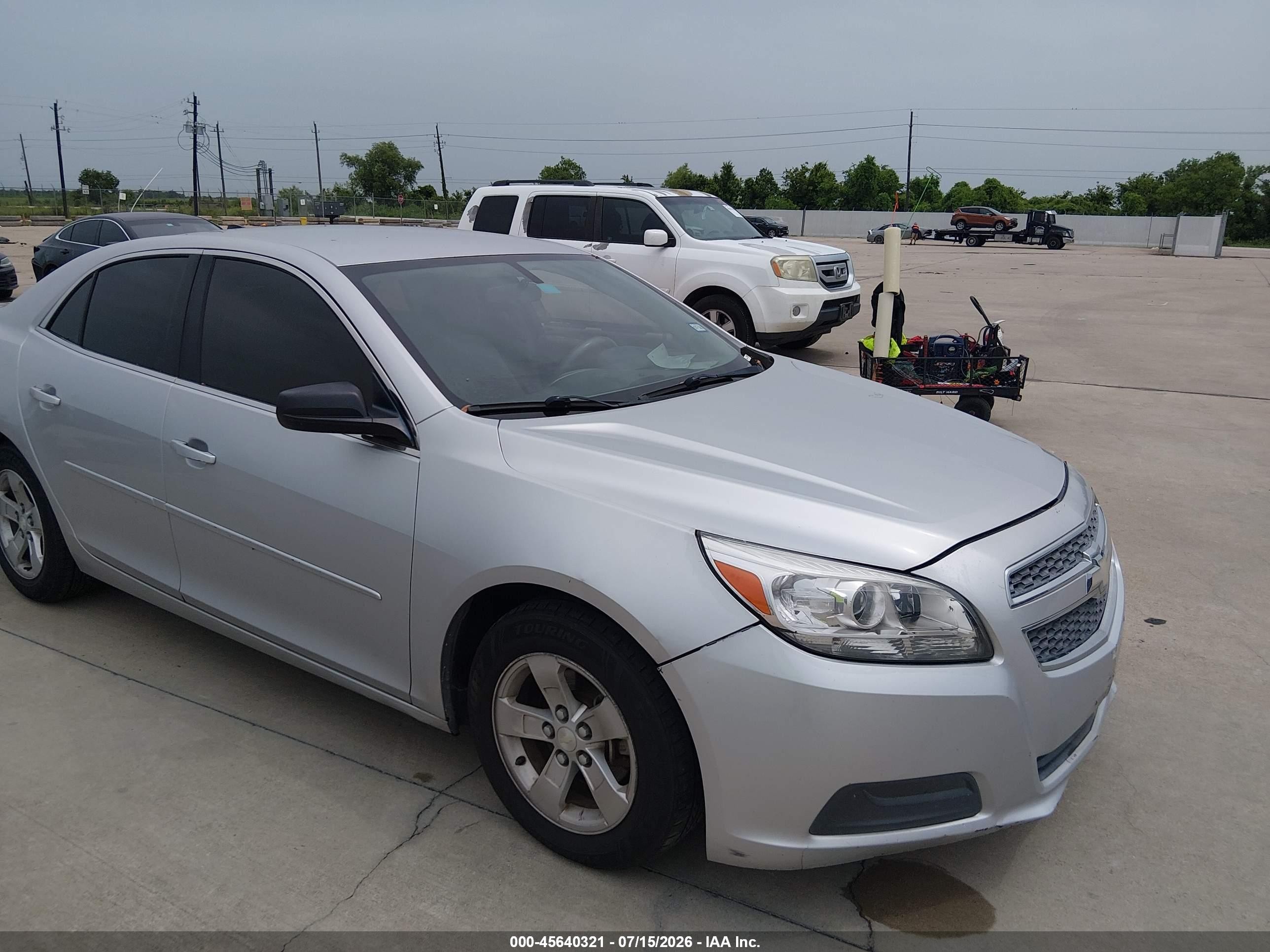 2013 Chevrolet Malibu 1ls Silver vin: 1G11B5SA3DF134336