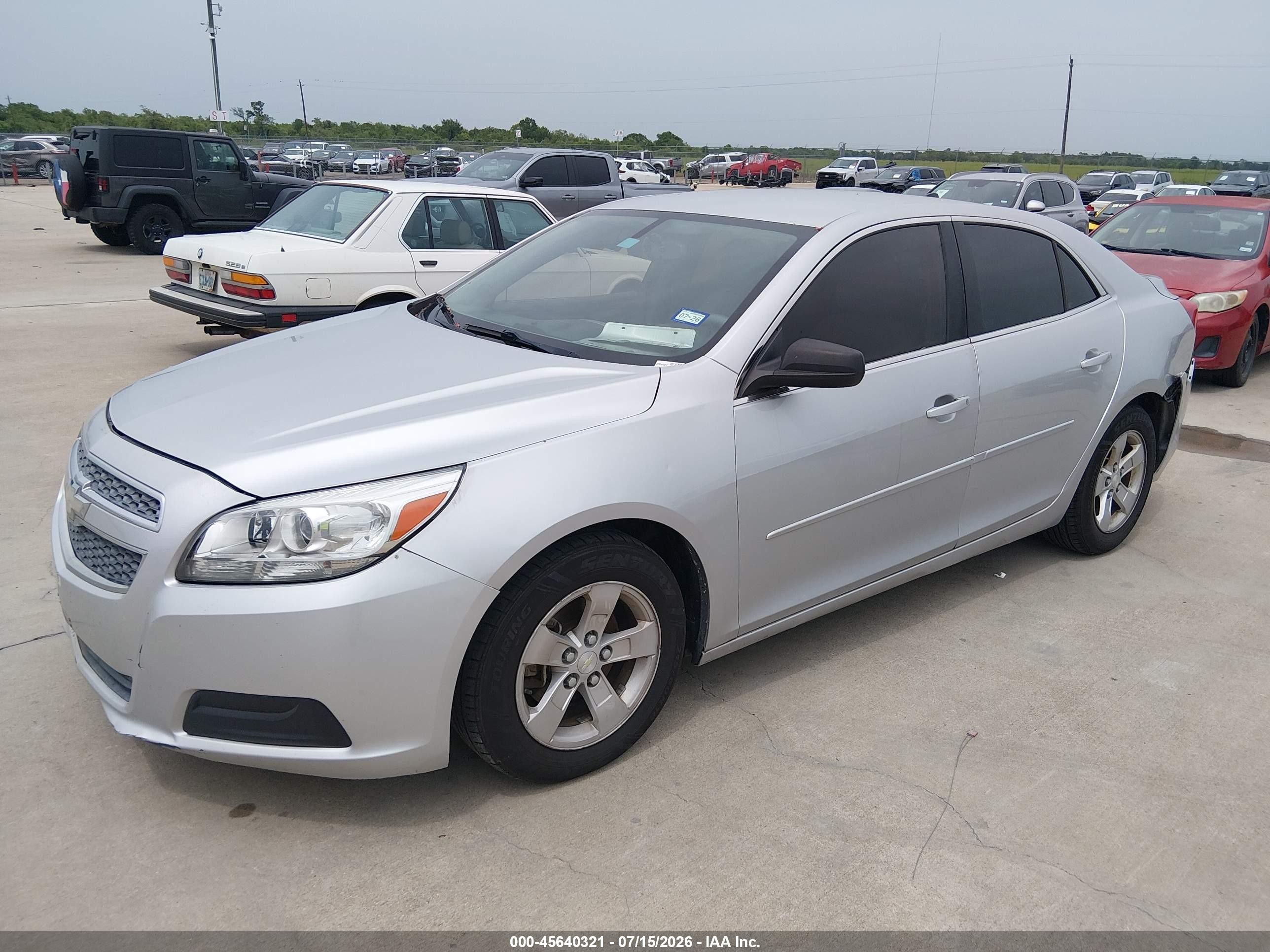 2013 Chevrolet Malibu 1ls Silver vin: 1G11B5SA3DF134336