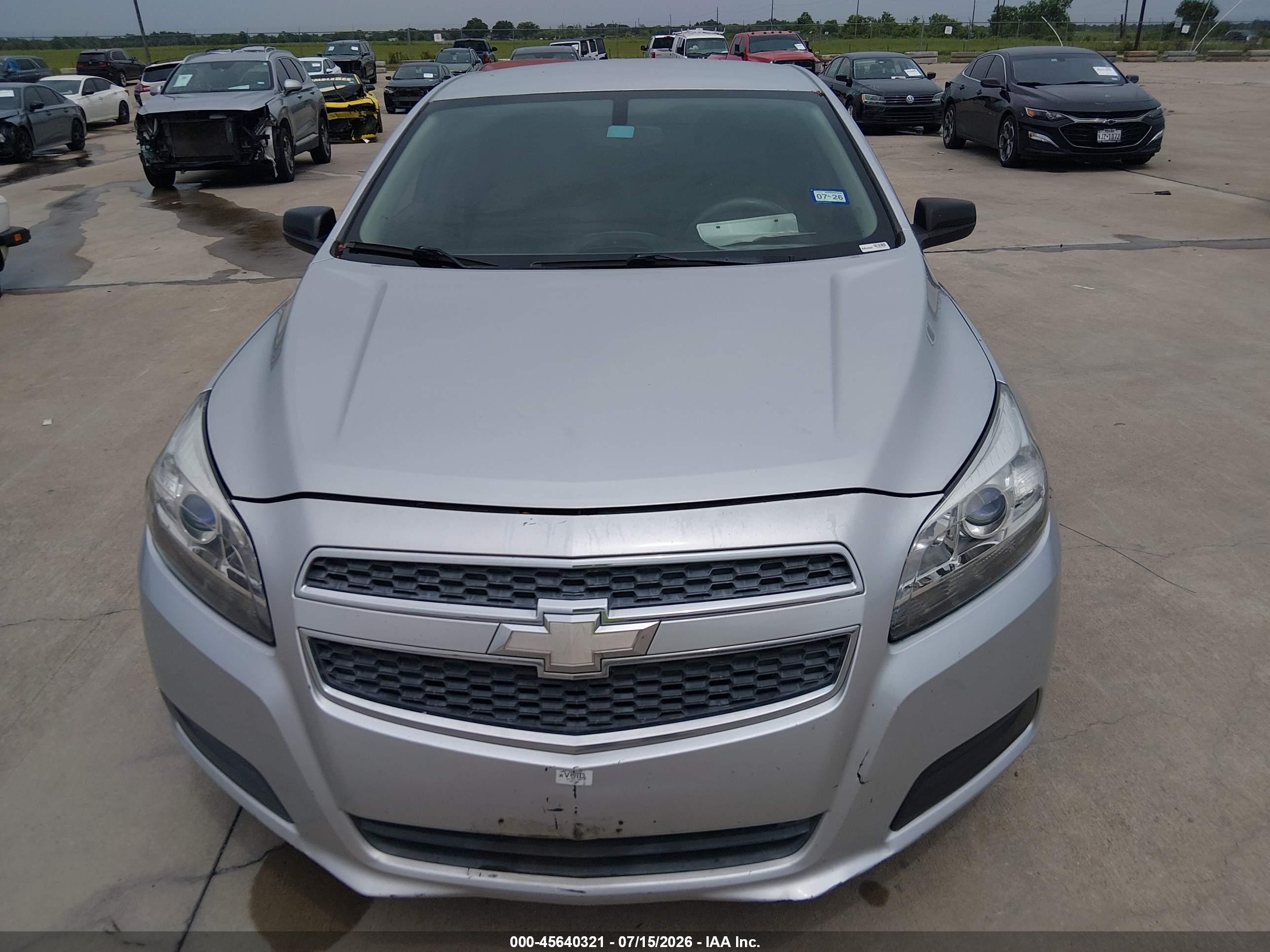 2013 Chevrolet Malibu 1ls Silver vin: 1G11B5SA3DF134336