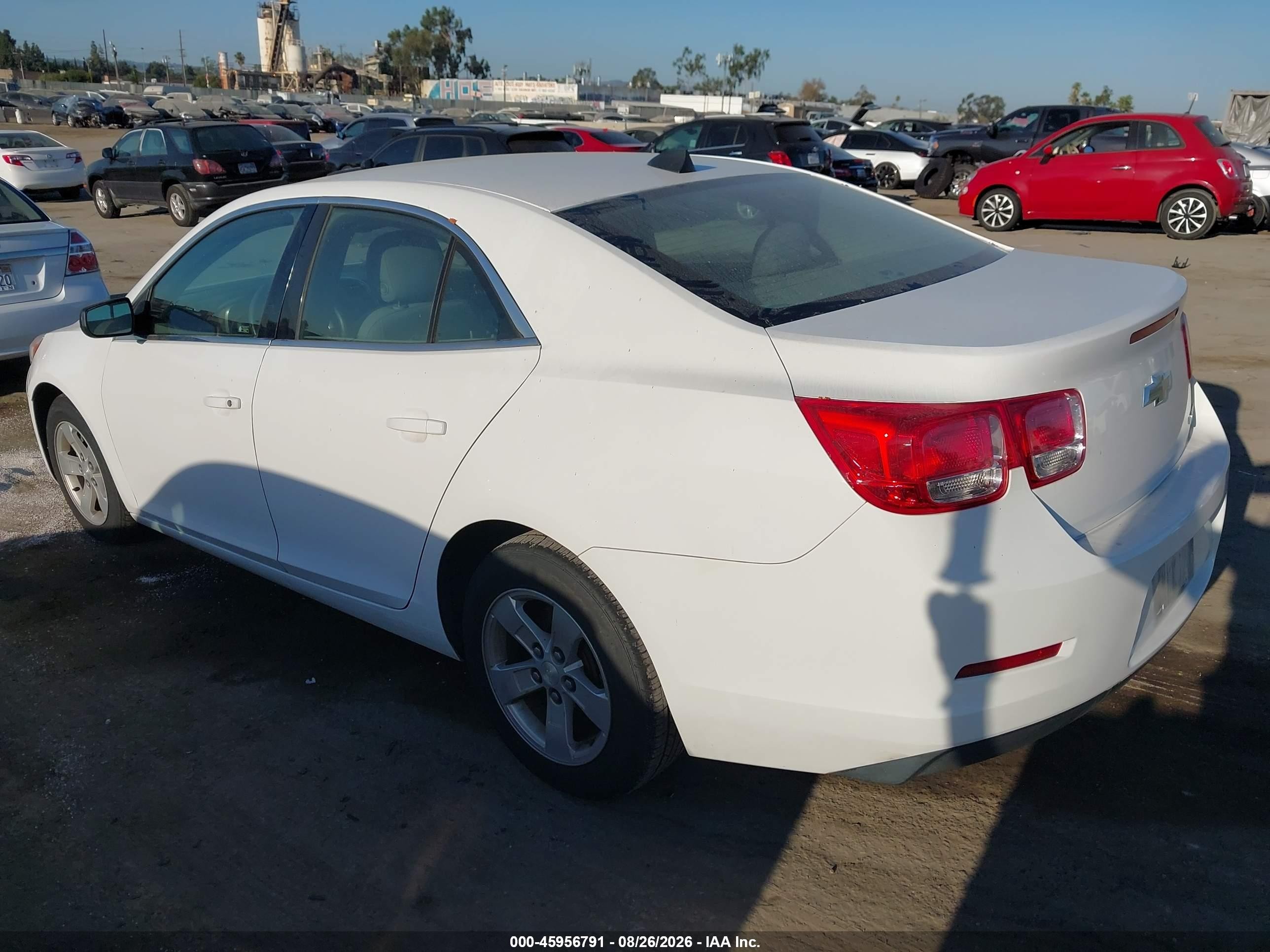 2013 Chevrolet Malibu 1ls White vin: 1G11B5SA3DF154280