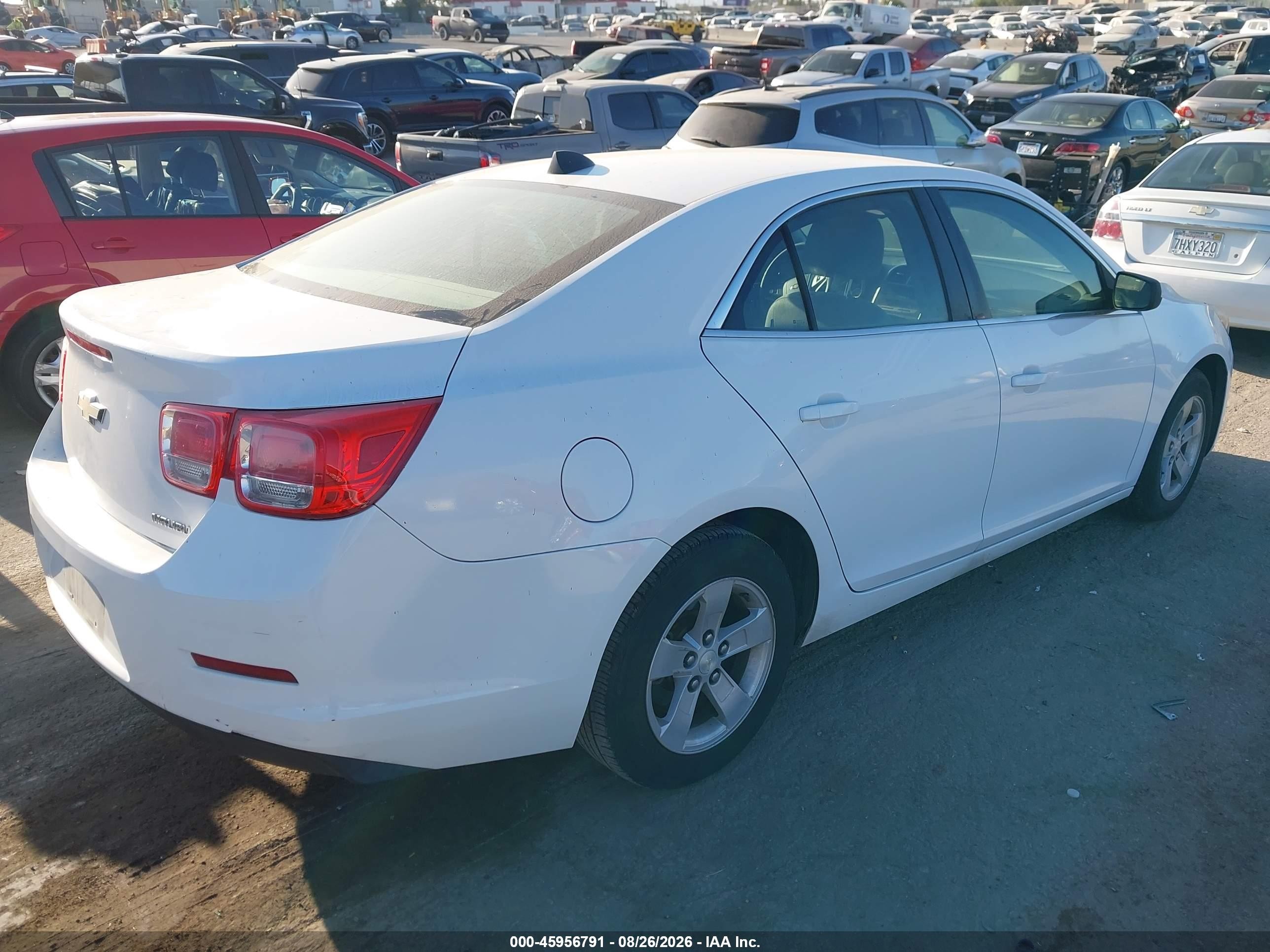 2013 Chevrolet Malibu 1ls White vin: 1G11B5SA3DF154280
