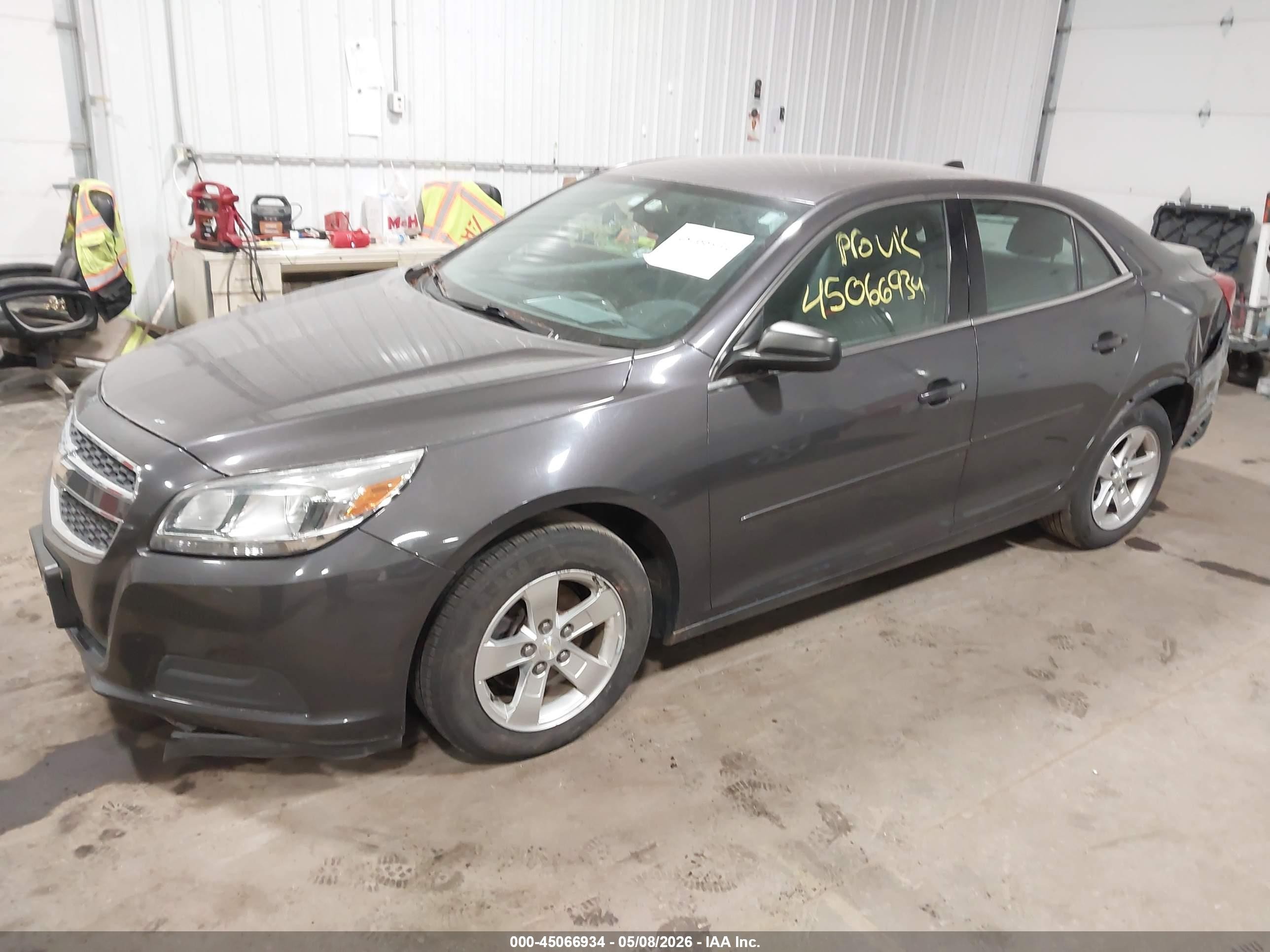2013 Chevrolet Malibu 1ls Gray vin: 1G11B5SA3DF231410