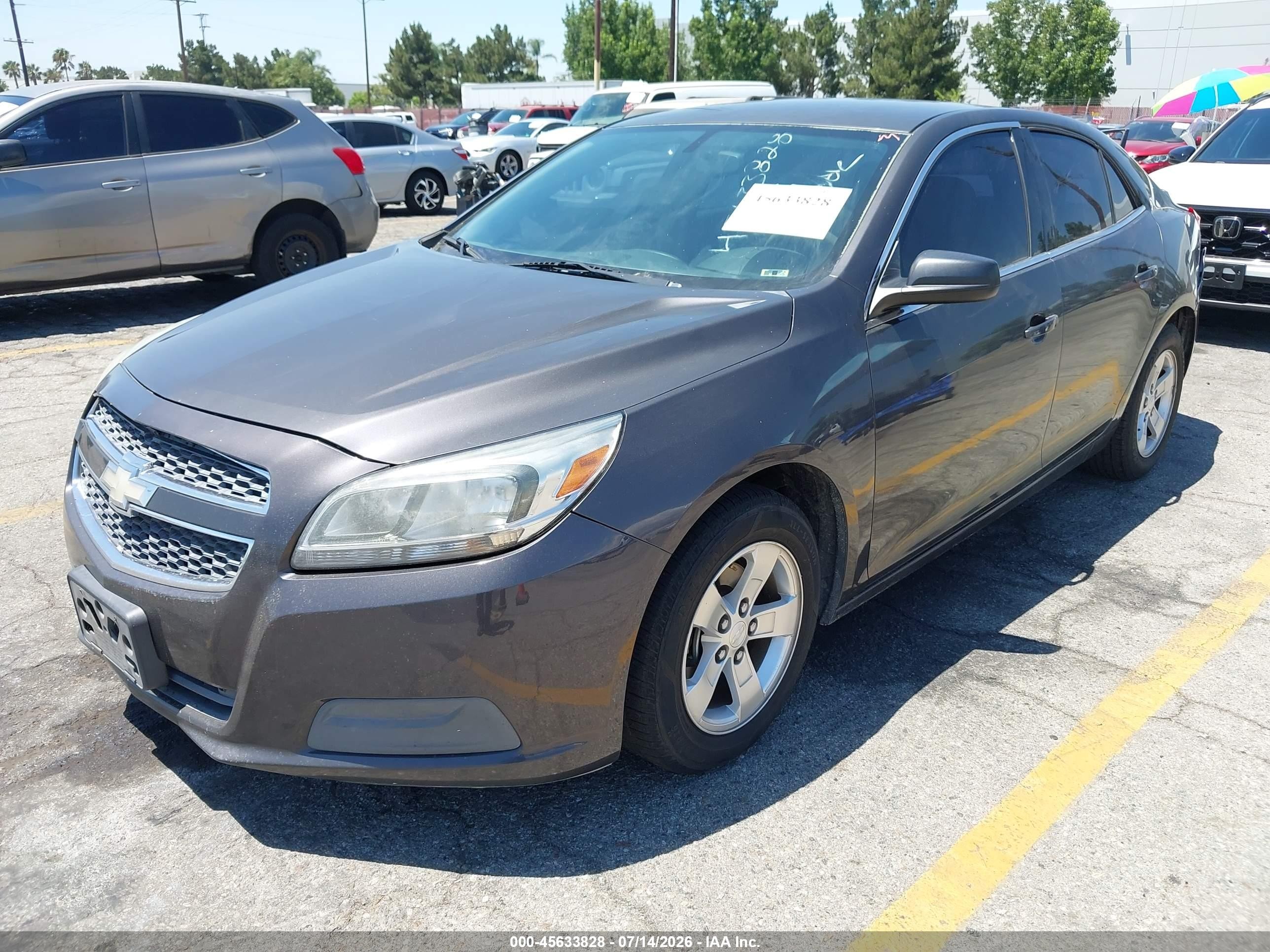 2013 Chevrolet Malibu 1ls Brown vin: 1G11B5SA3DF245114