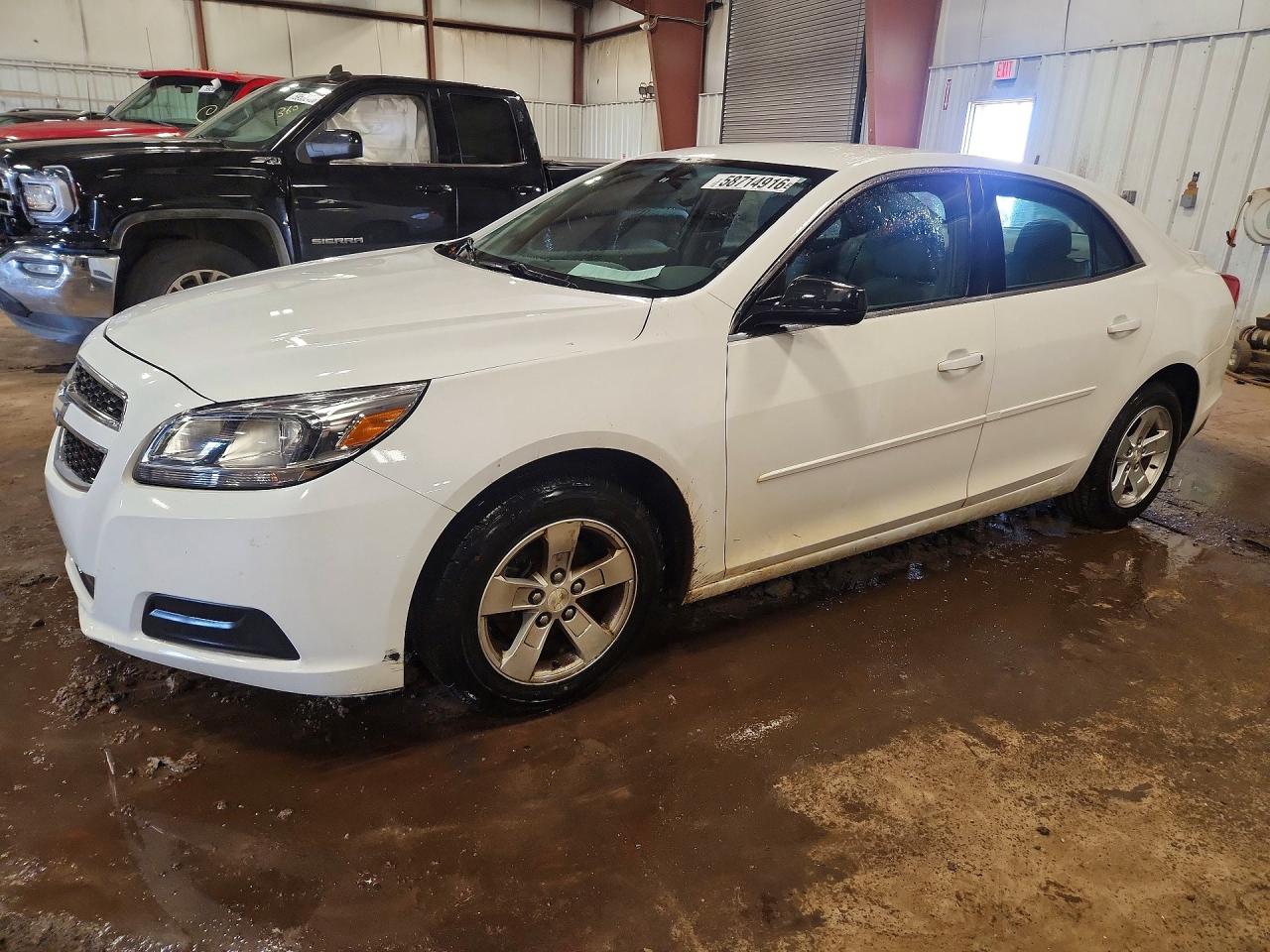 2013 Chevrolet Malibu Ls Белый vin: 1G11B5SA3DF269980