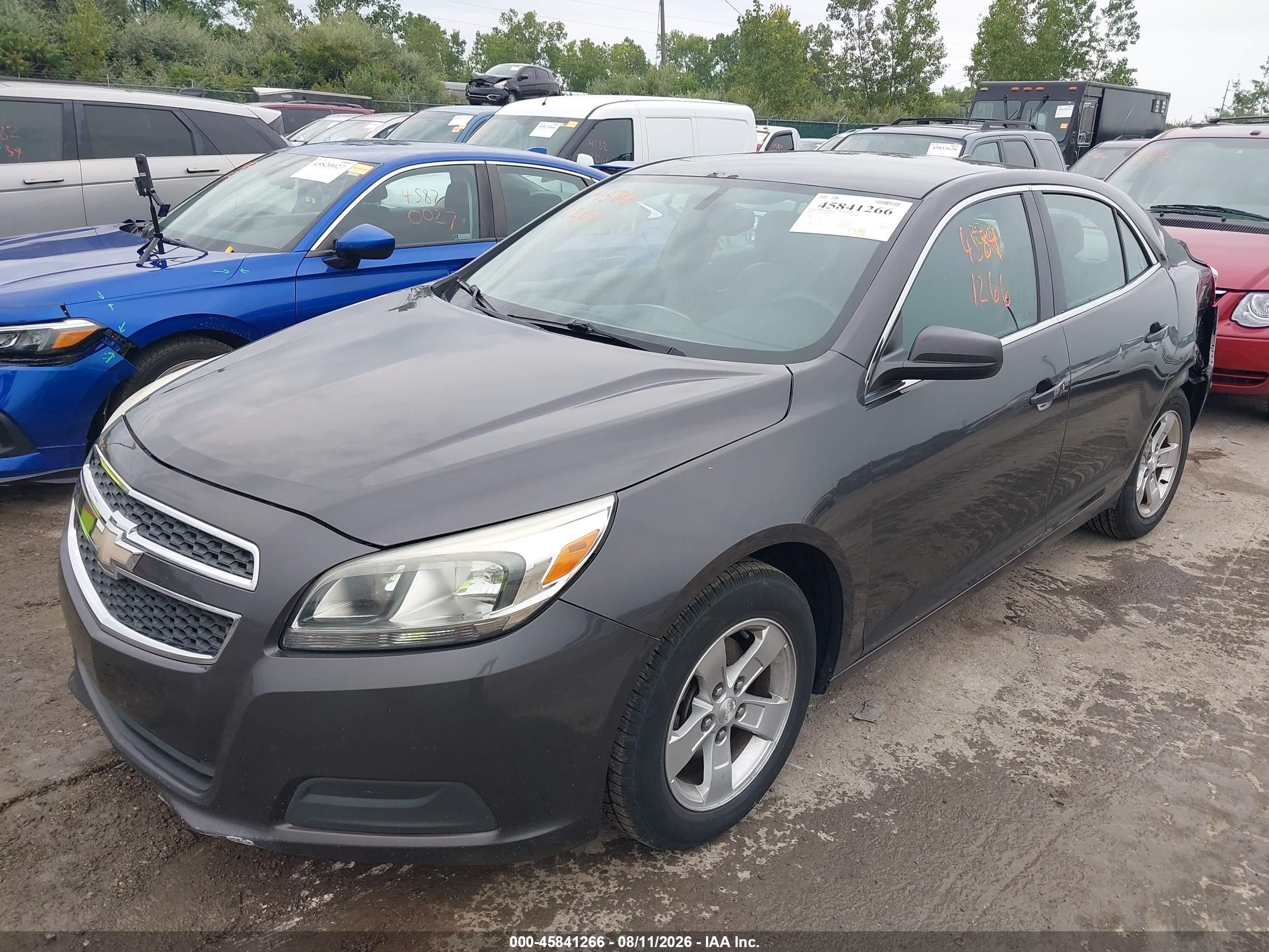 2013 Chevrolet Malibu 1ls Gray vin: 1G11B5SA3DF283202