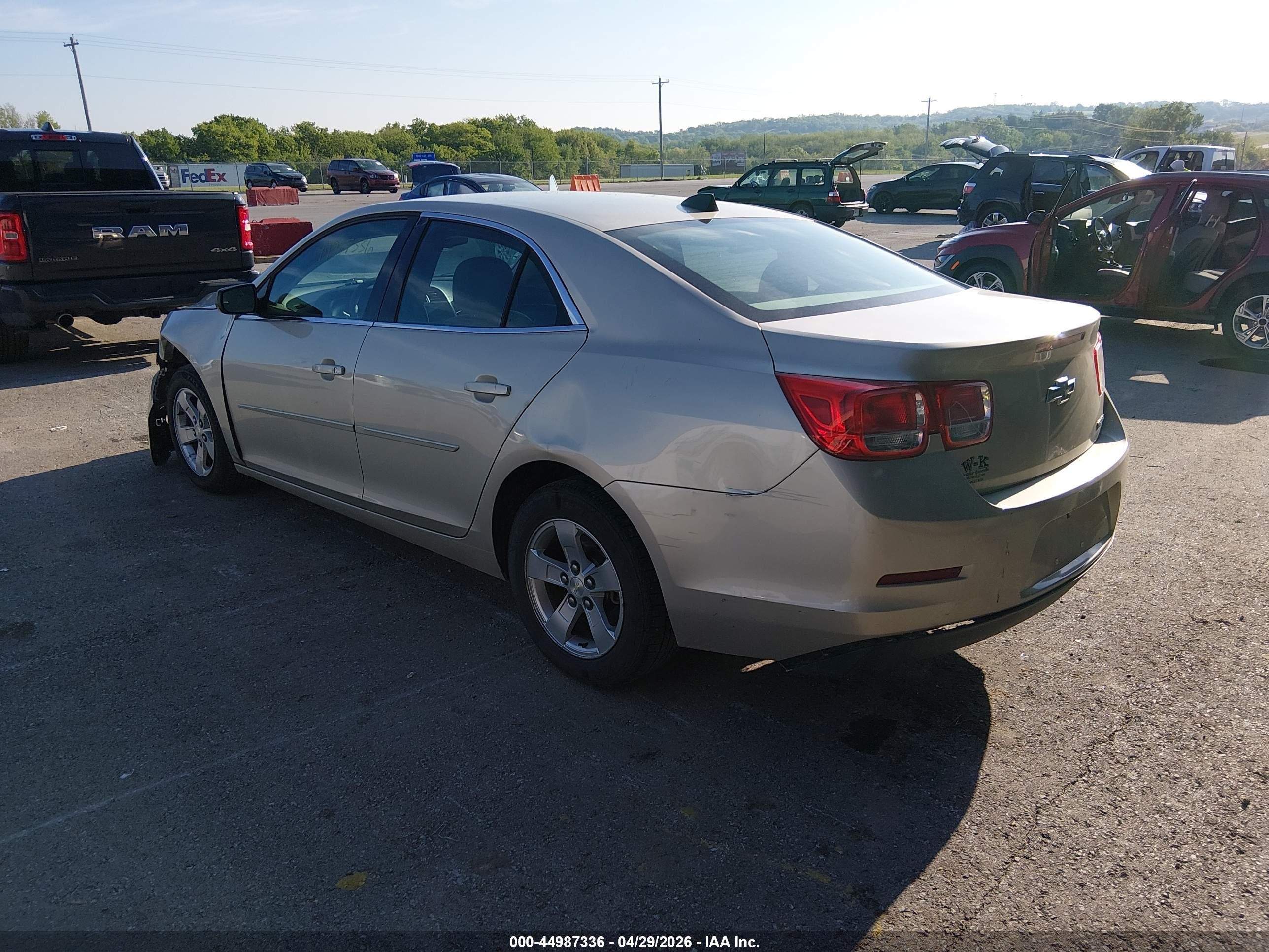 2013 Chevrolet Malibu 1ls Tan vin: 1G11B5SA3DF334021