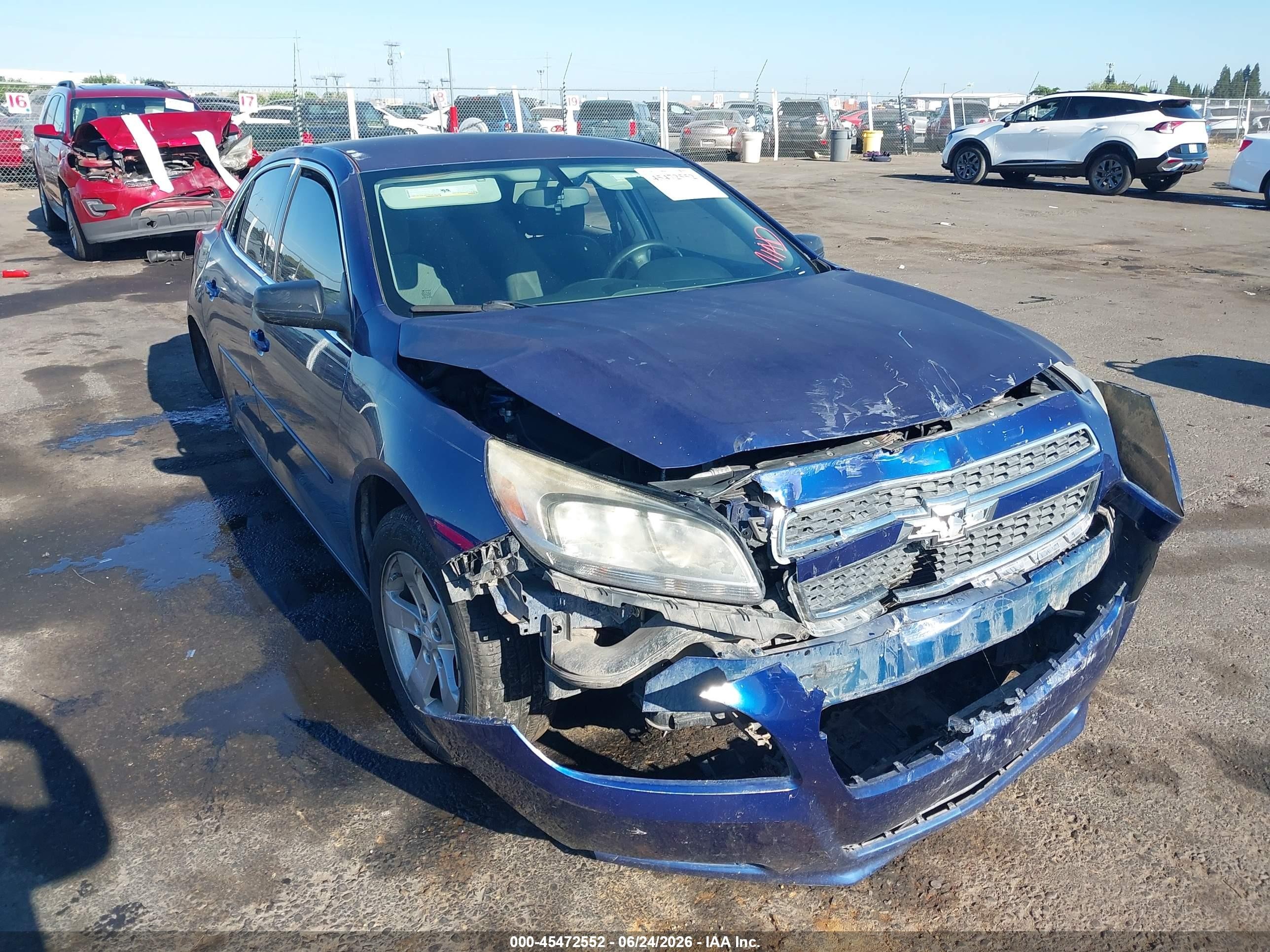 2013 Chevrolet Malibu 1ls Синий vin: 1G11B5SA3DU113322