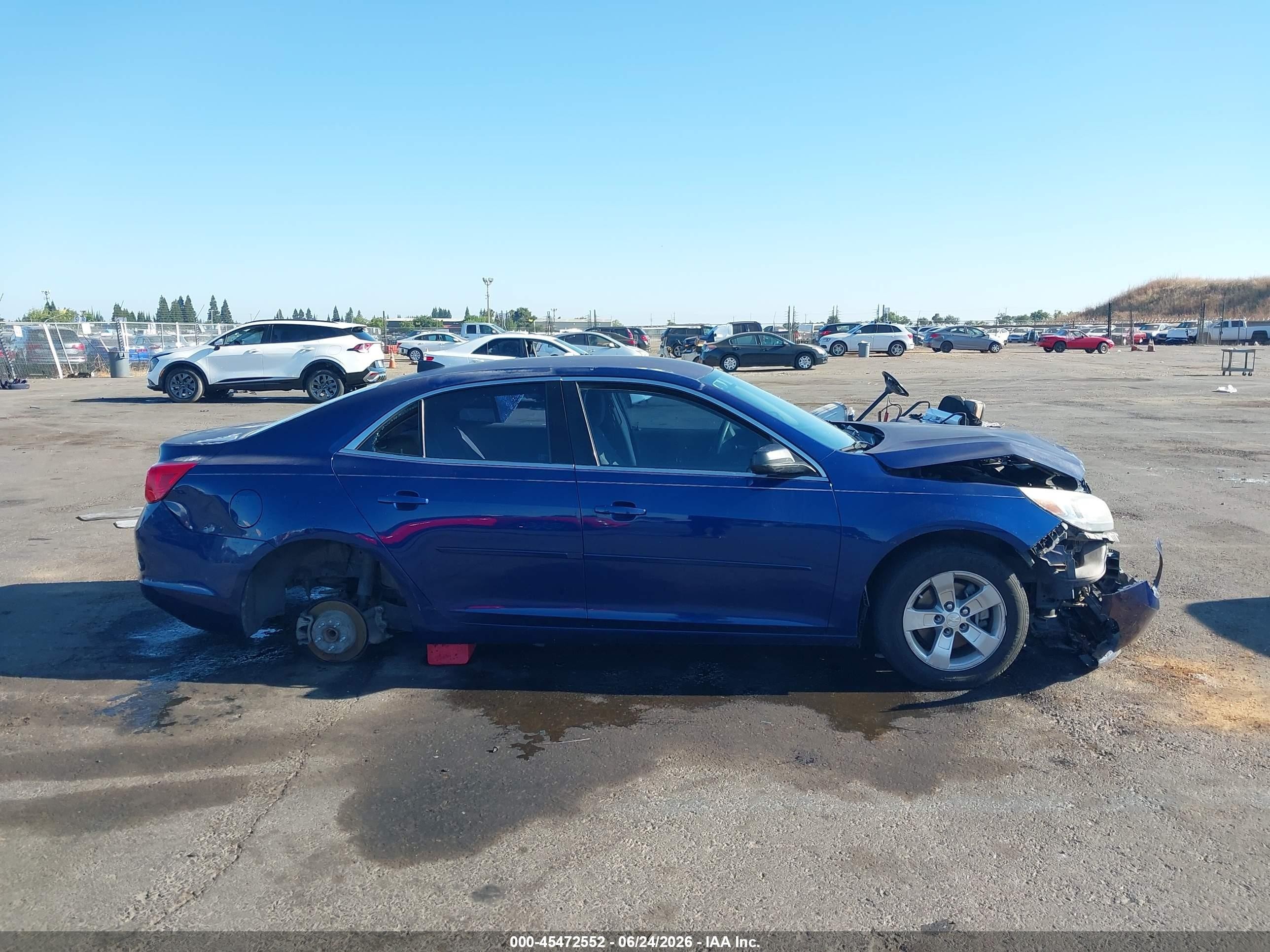 2013 Chevrolet Malibu 1ls Blue vin: 1G11B5SA3DU113322