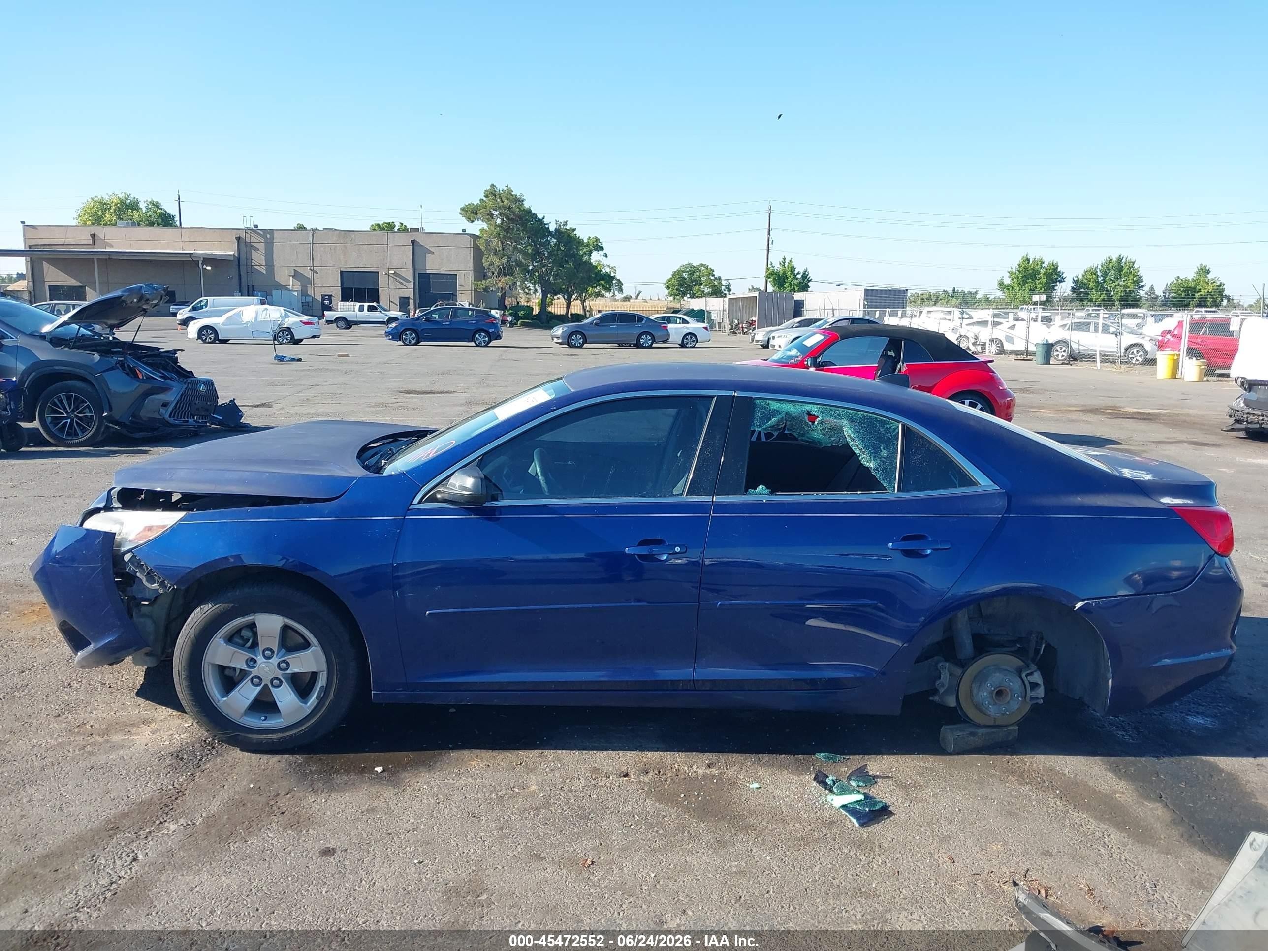 2013 Chevrolet Malibu 1ls Blue vin: 1G11B5SA3DU113322