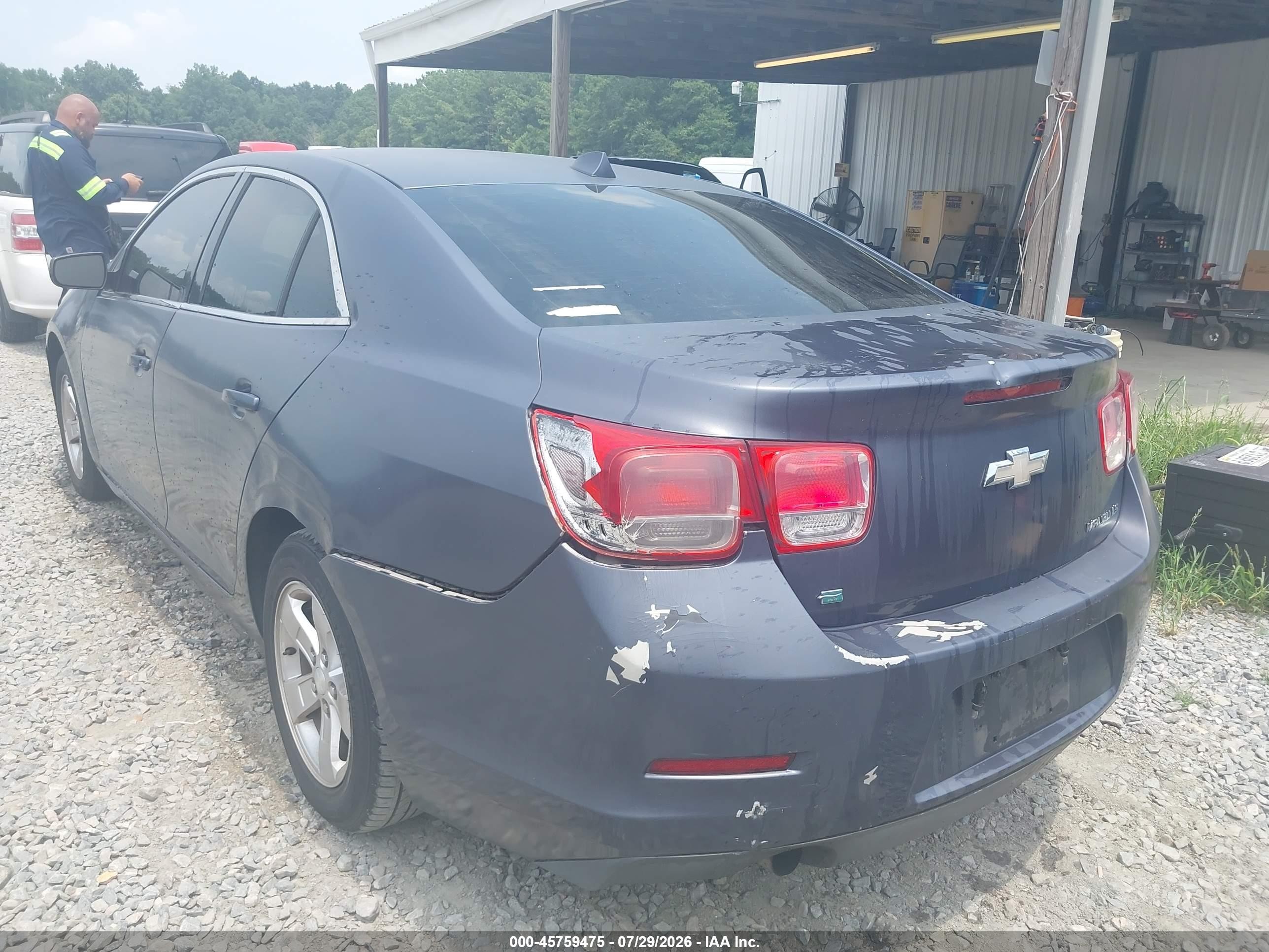2013 Chevrolet Malibu 1ls Blue vin: 1G11B5SA4DF223980