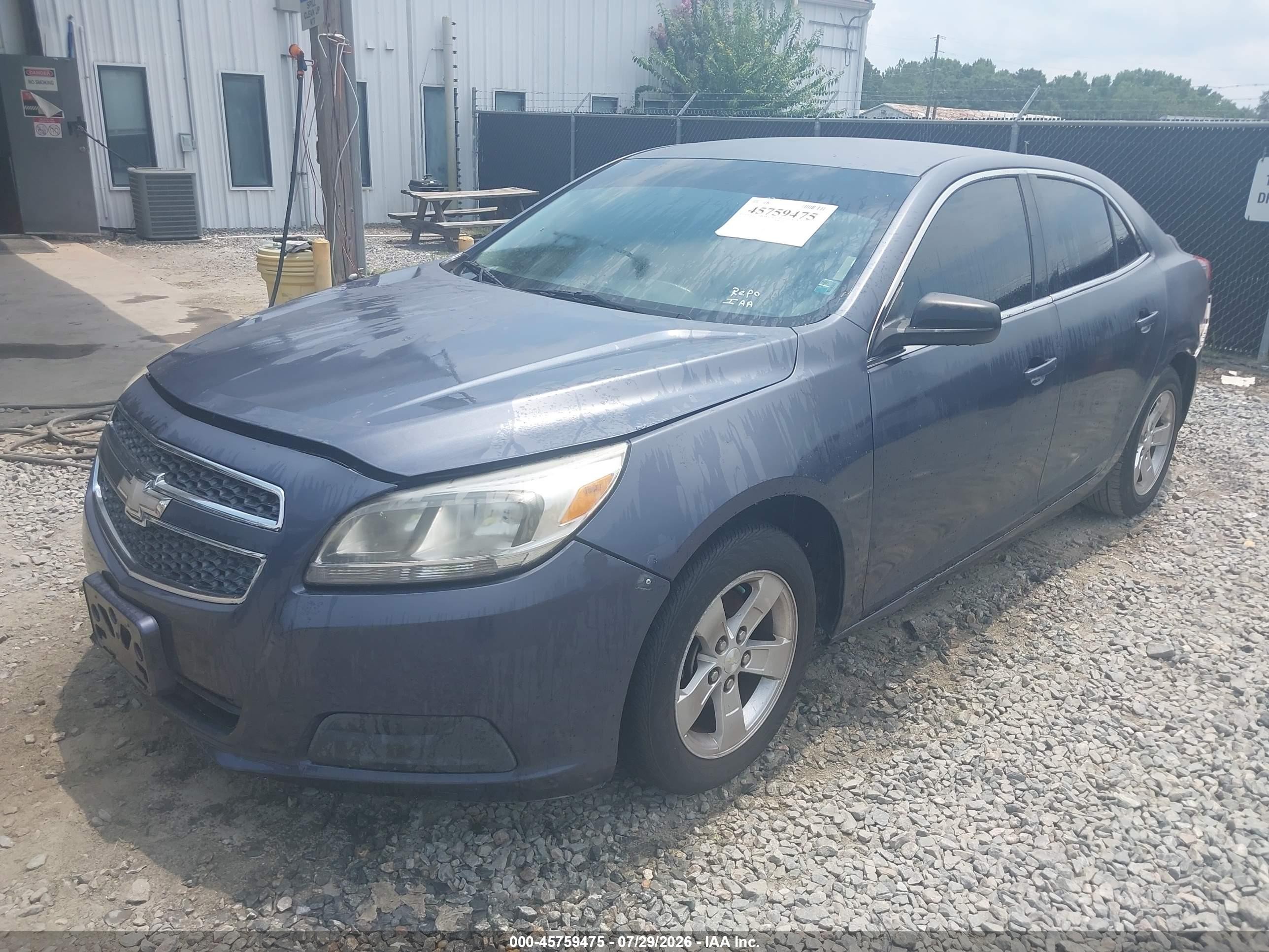 2013 Chevrolet Malibu 1ls Blue vin: 1G11B5SA4DF223980