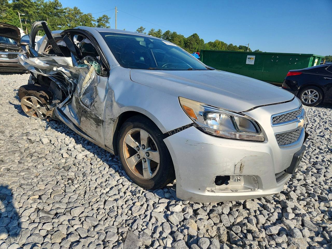 2013 Chevrolet Malibu Ls Silver vin: 1G11B5SA4DF255389