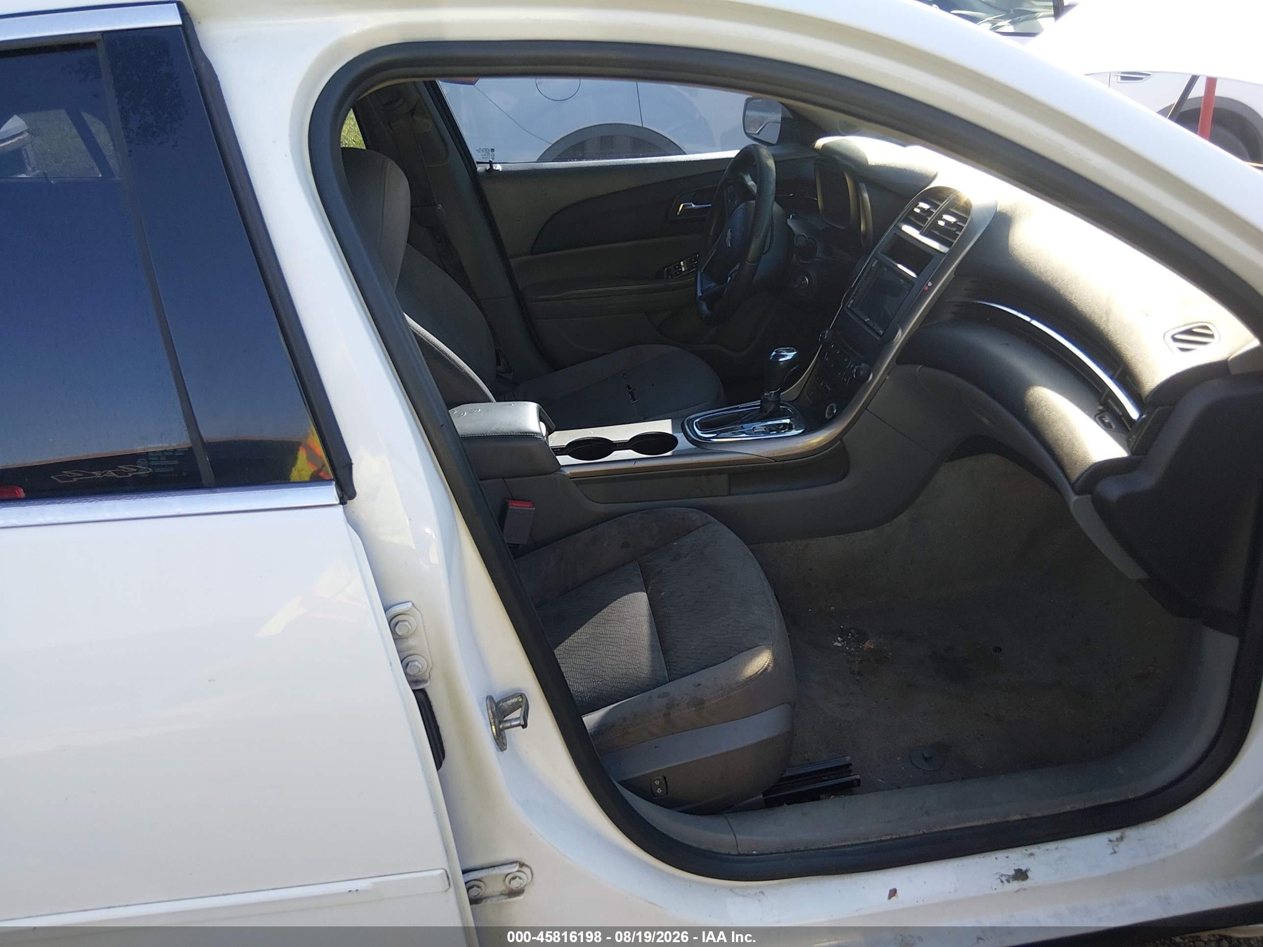 2013 Chevrolet Malibu 1ls White vin: 1G11B5SA4DF259359
