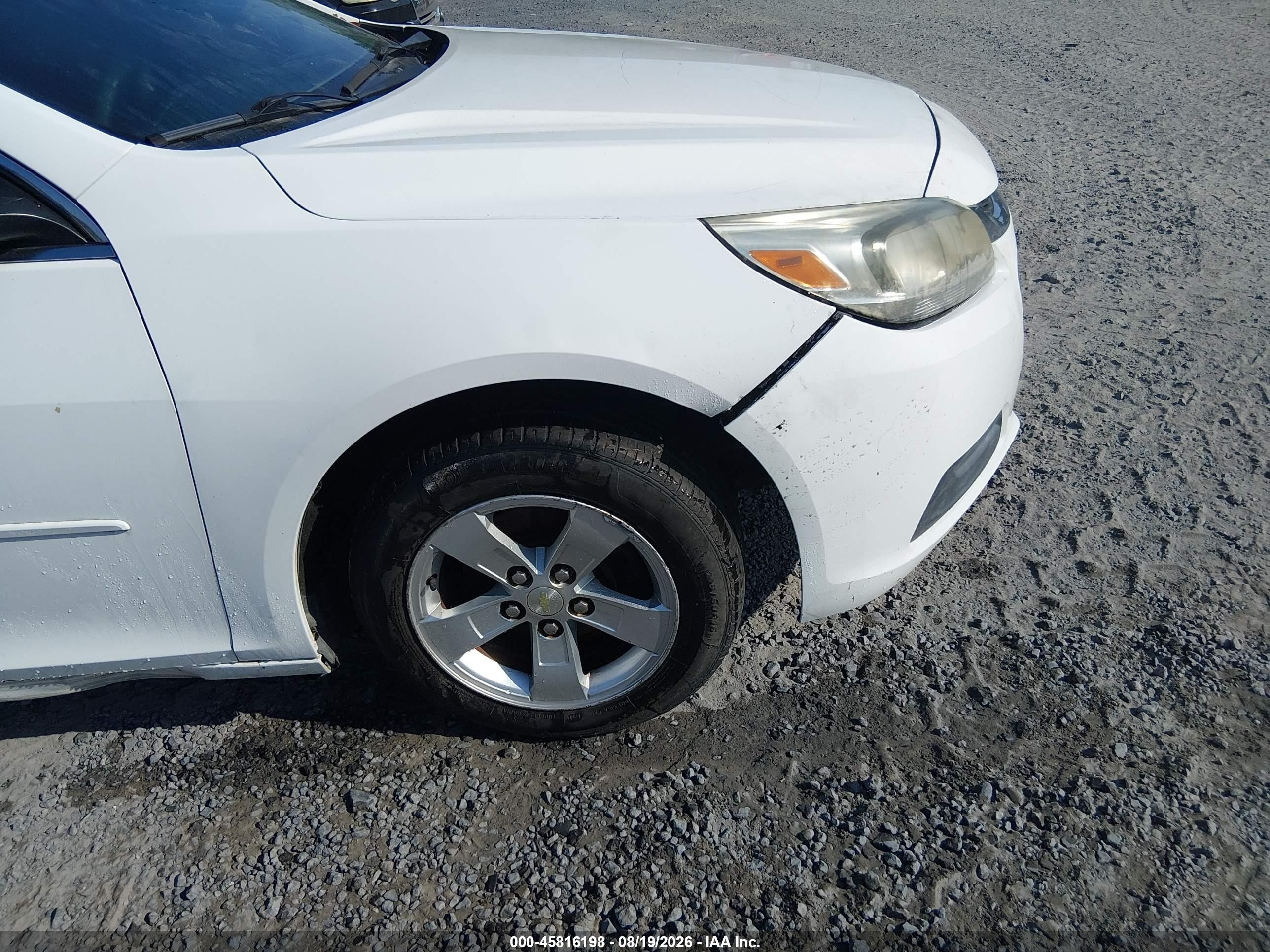 2013 Chevrolet Malibu 1ls White vin: 1G11B5SA4DF259359