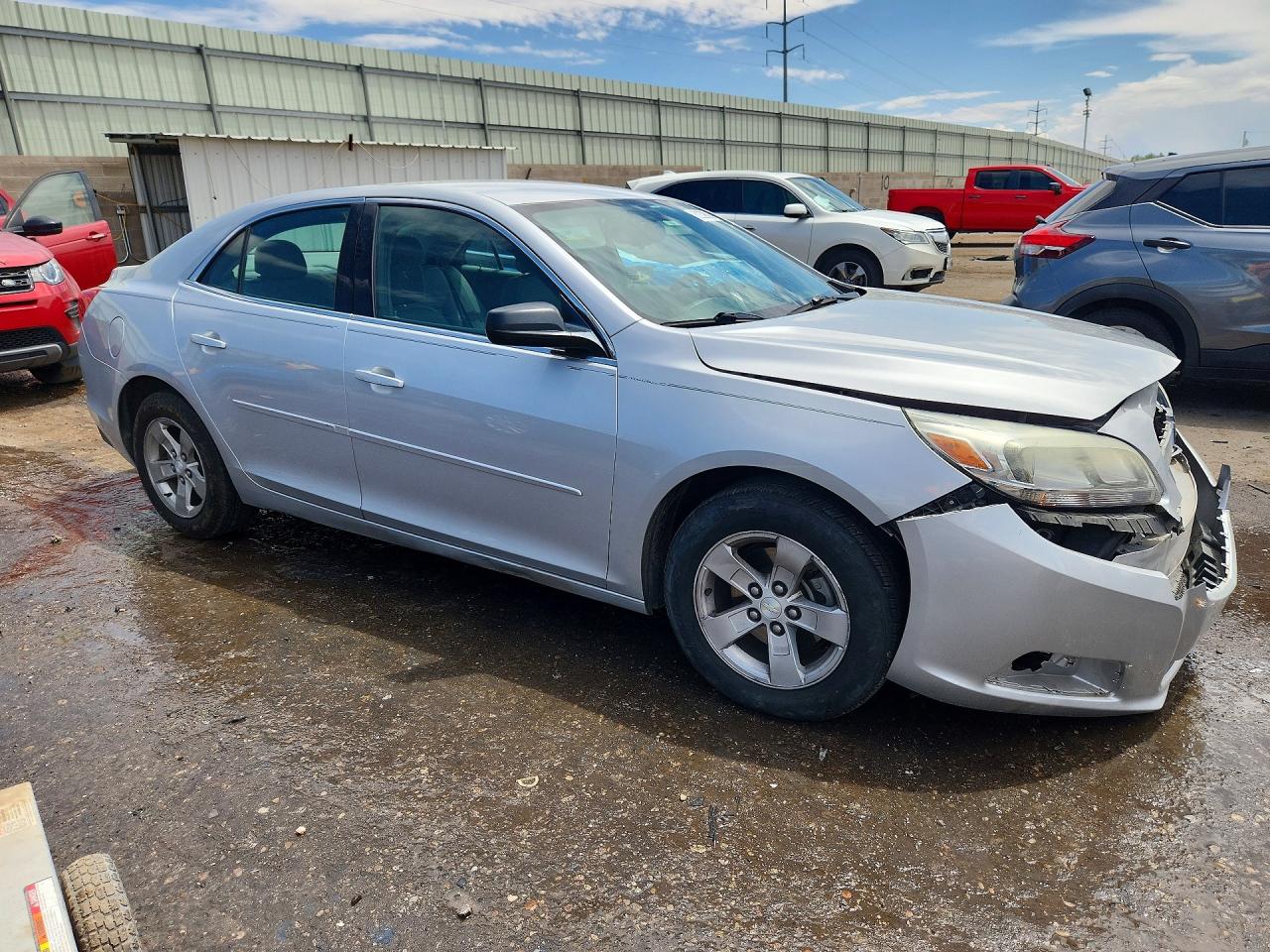 2013 Chevrolet Malibu Ls Silver vin: 1G11B5SA4DF345464