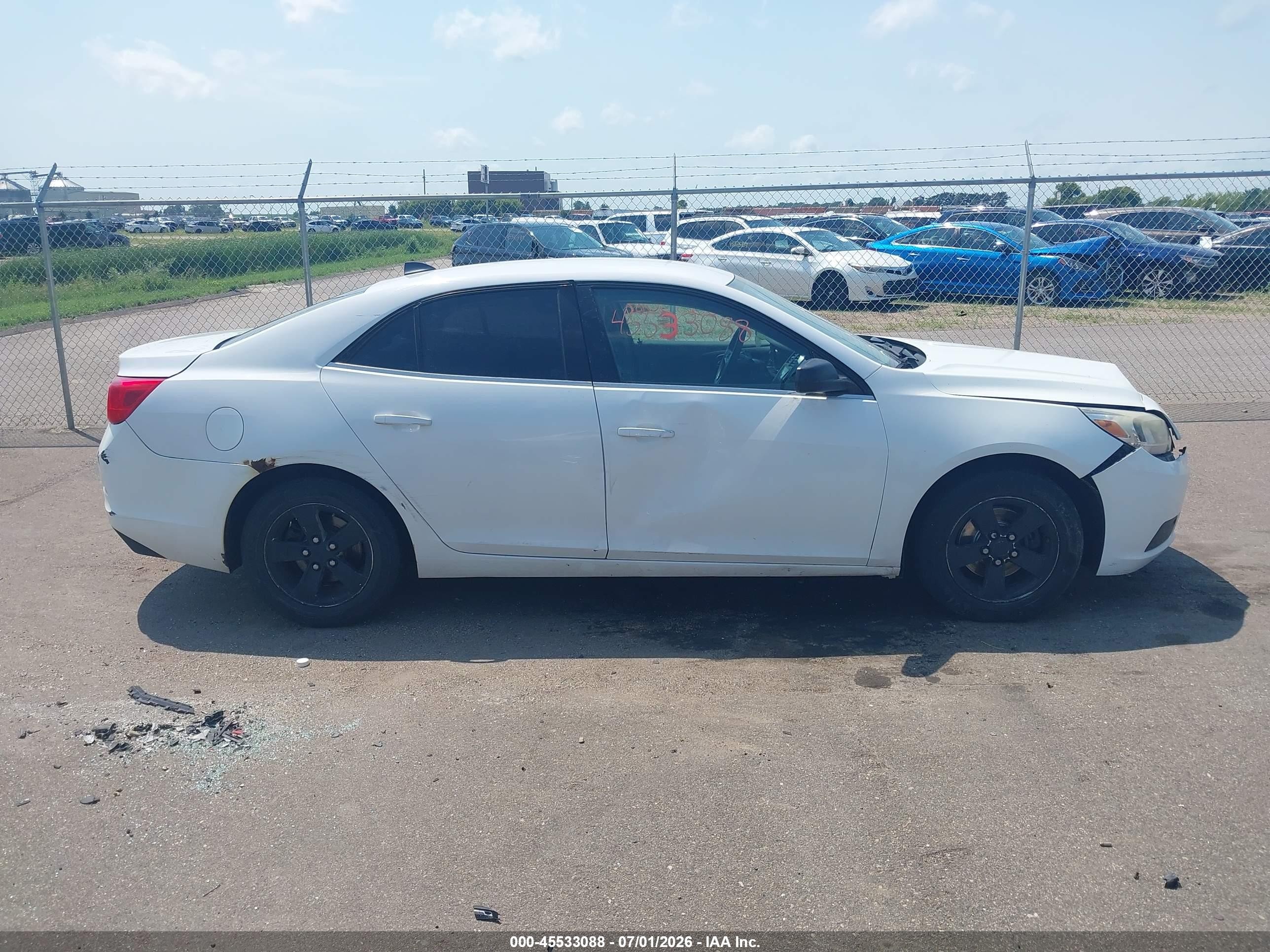 2013 Chevrolet Malibu 1ls White vin: 1G11B5SA4DF354567