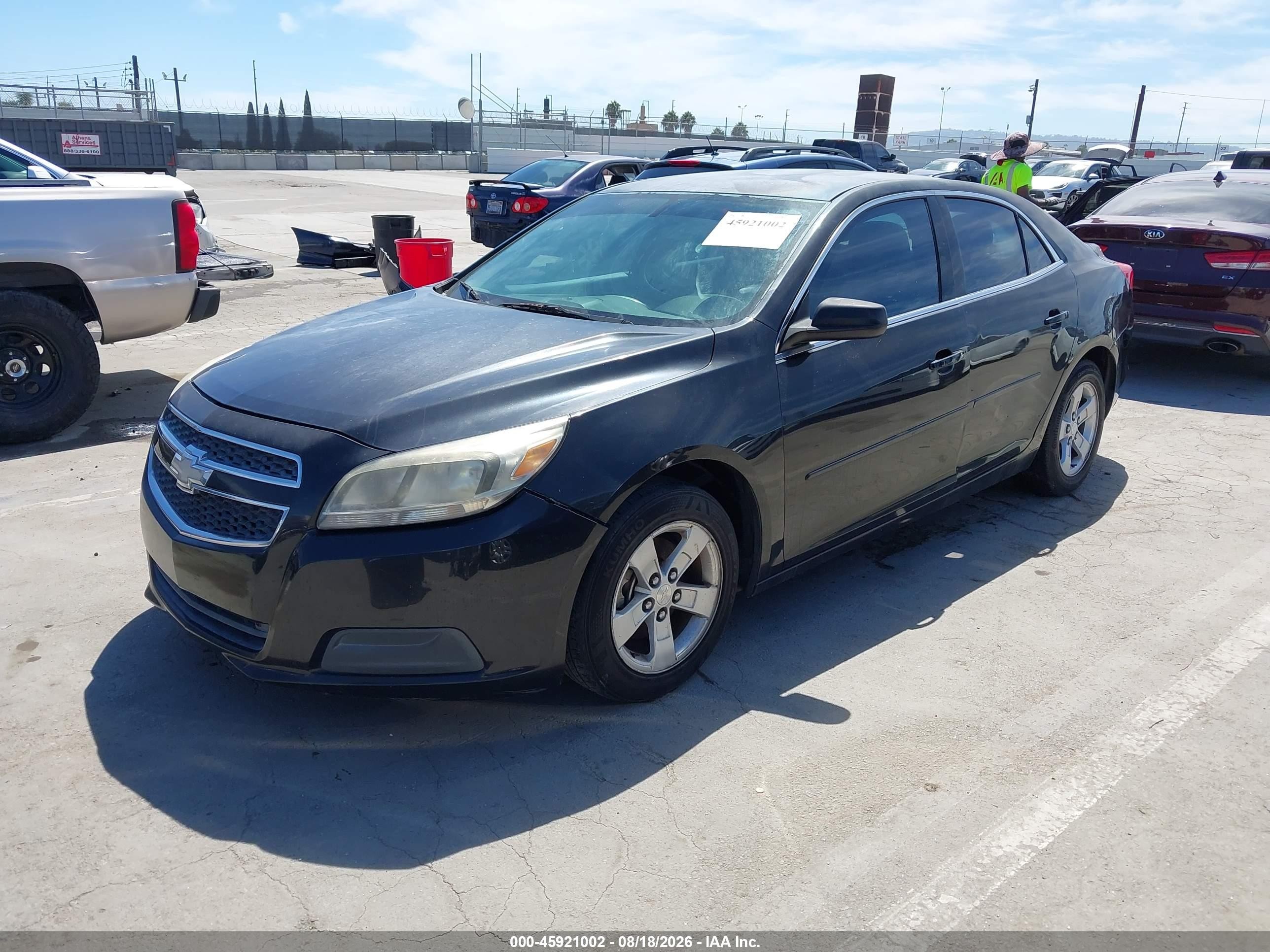 2013 Chevrolet Malibu 1ls Black vin: 1G11B5SA5DF160923