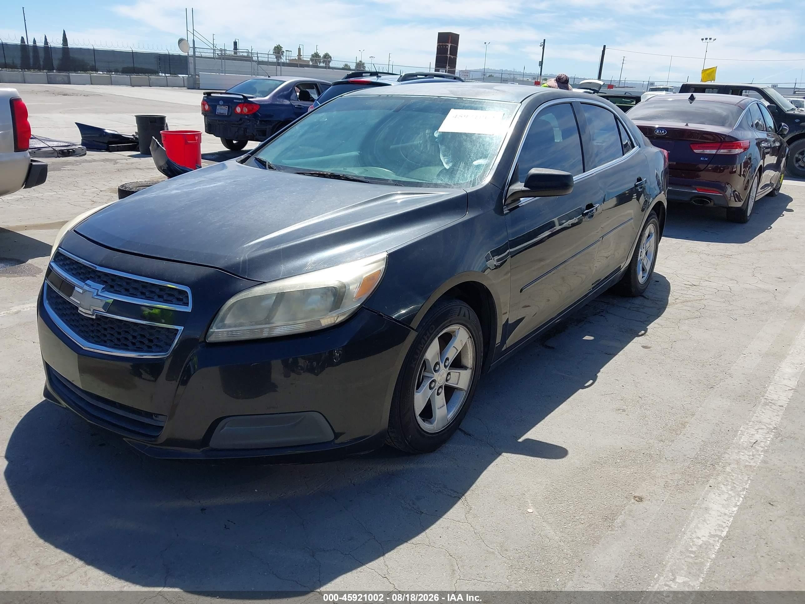 2013 Chevrolet Malibu 1ls Black vin: 1G11B5SA5DF160923