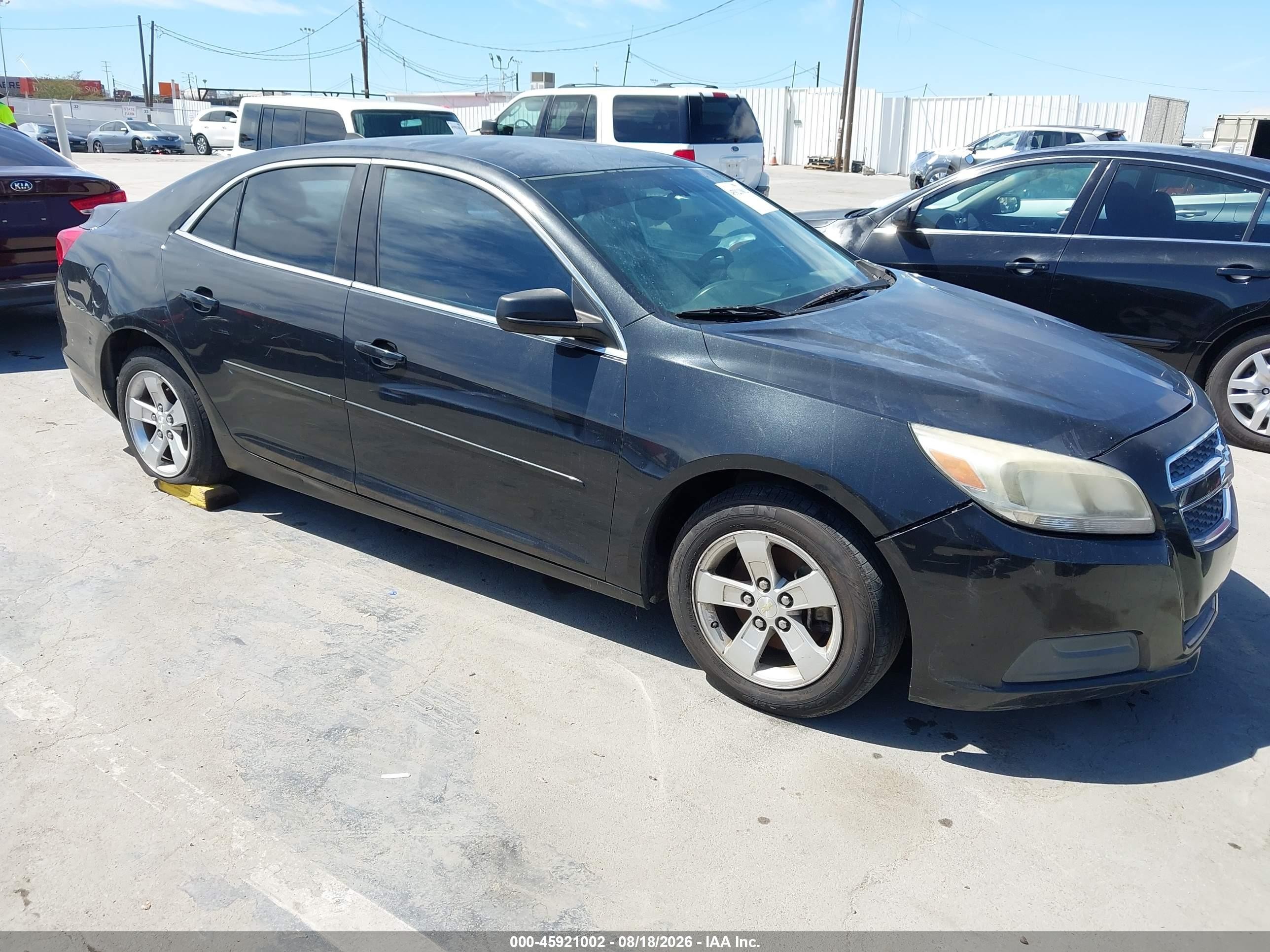 2013 Chevrolet Malibu 1ls Black vin: 1G11B5SA5DF160923