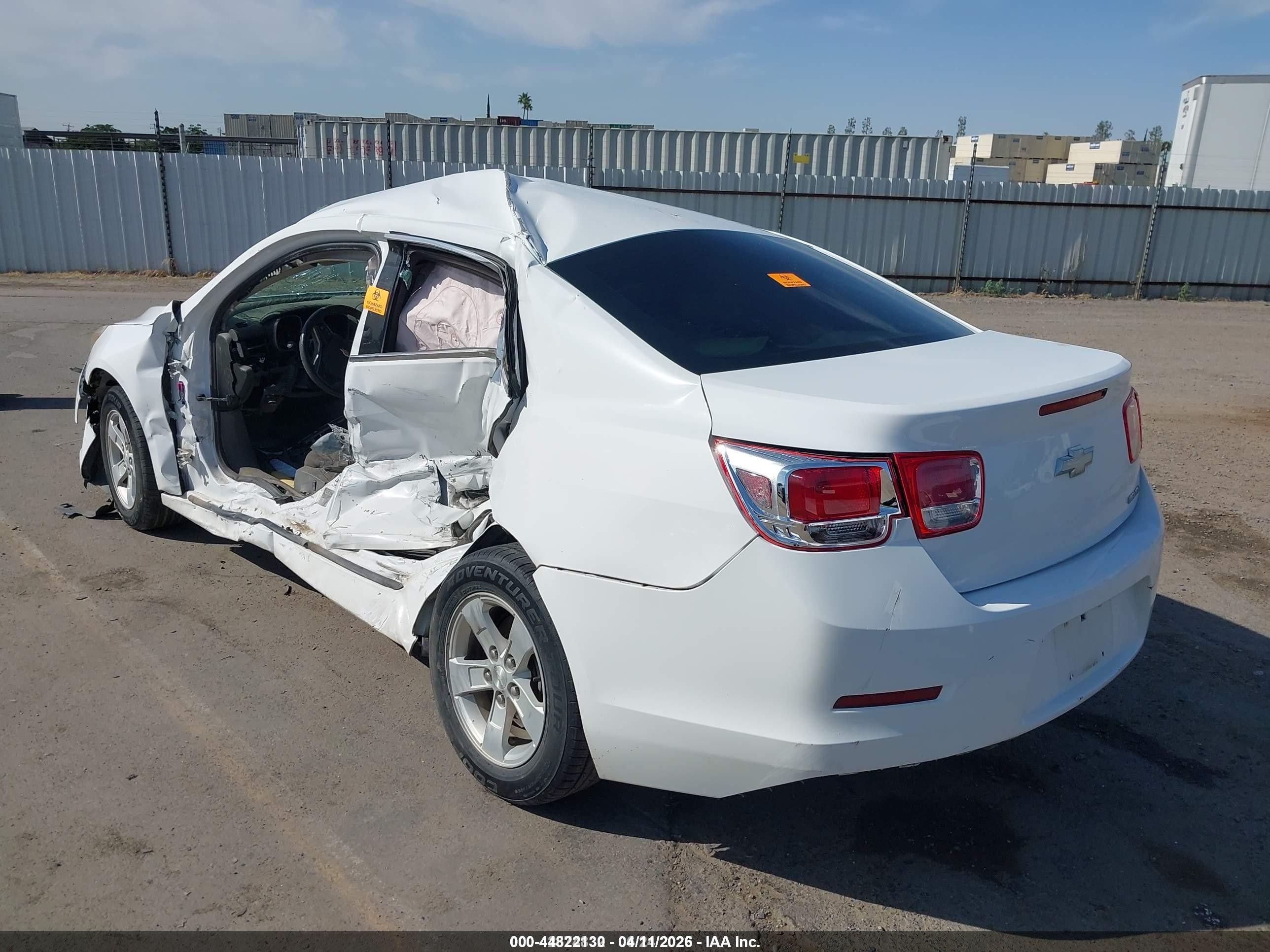 2013 Chevrolet Malibu 1ls White vin: 1G11B5SA5DF169721
