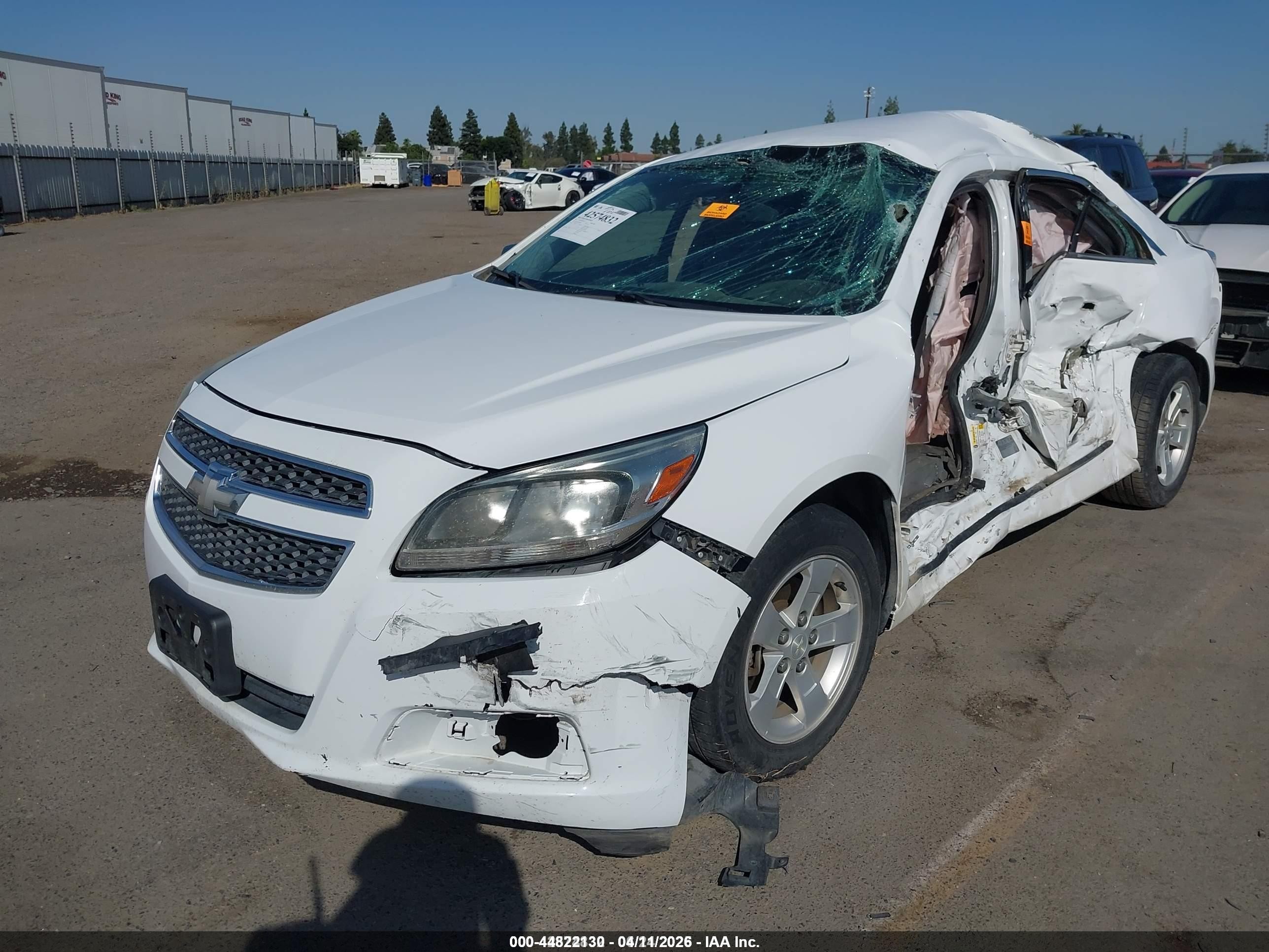 2013 Chevrolet Malibu 1ls White vin: 1G11B5SA5DF169721