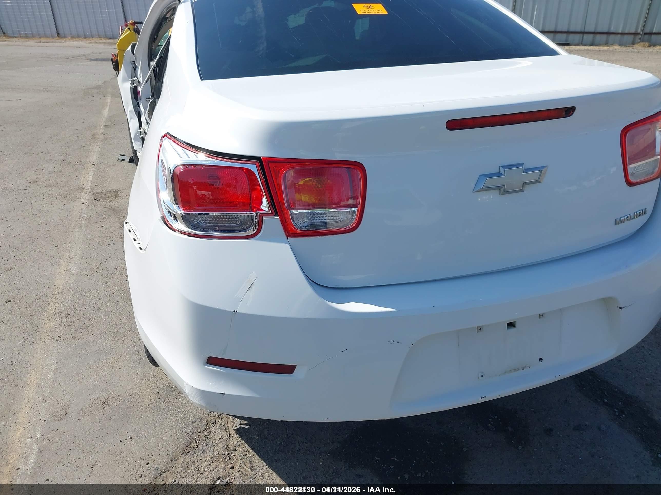 2013 Chevrolet Malibu 1ls White vin: 1G11B5SA5DF169721