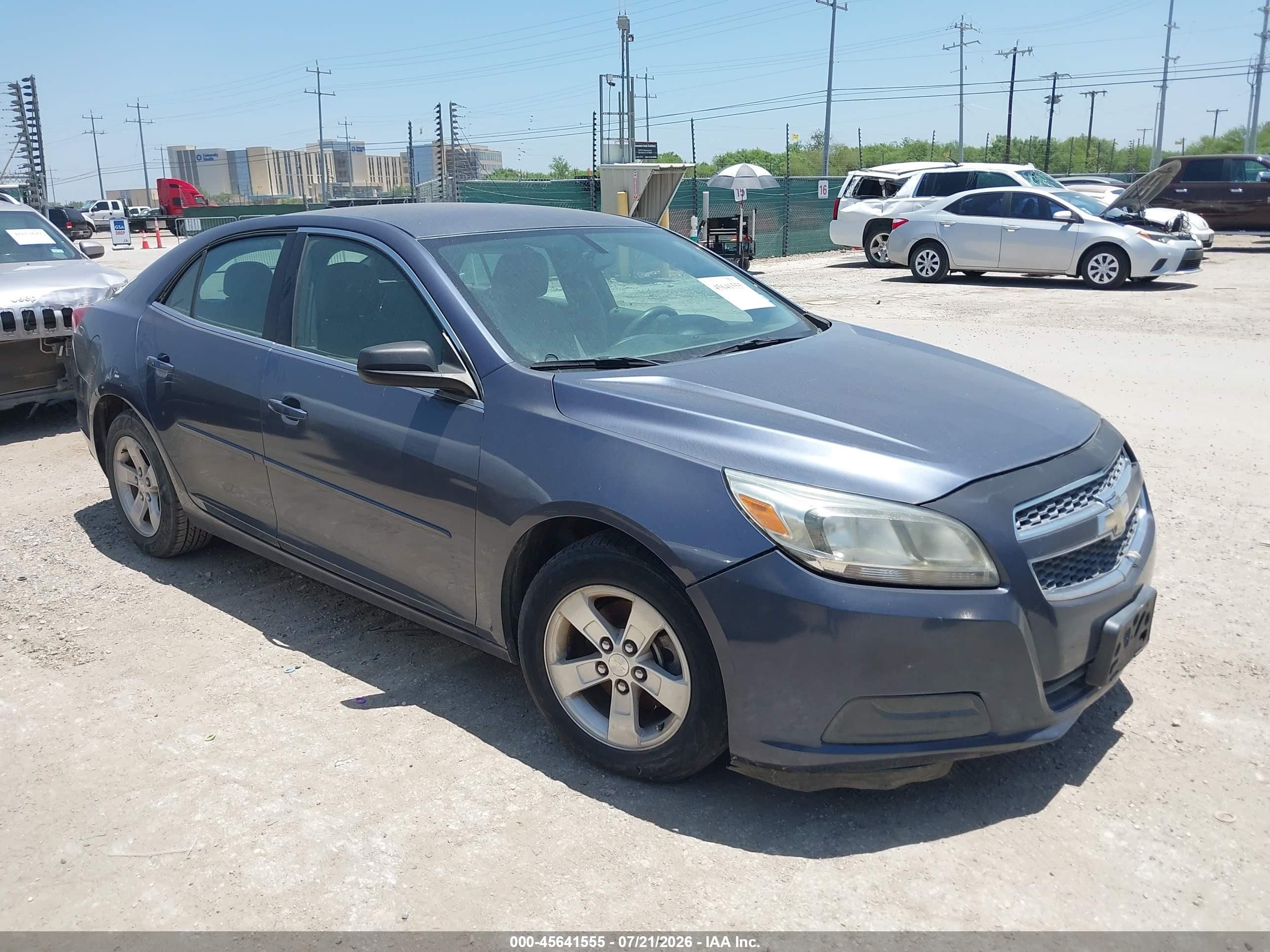 2013 Chevrolet Malibu 1ls Blue vin: 1G11B5SA5DF193369