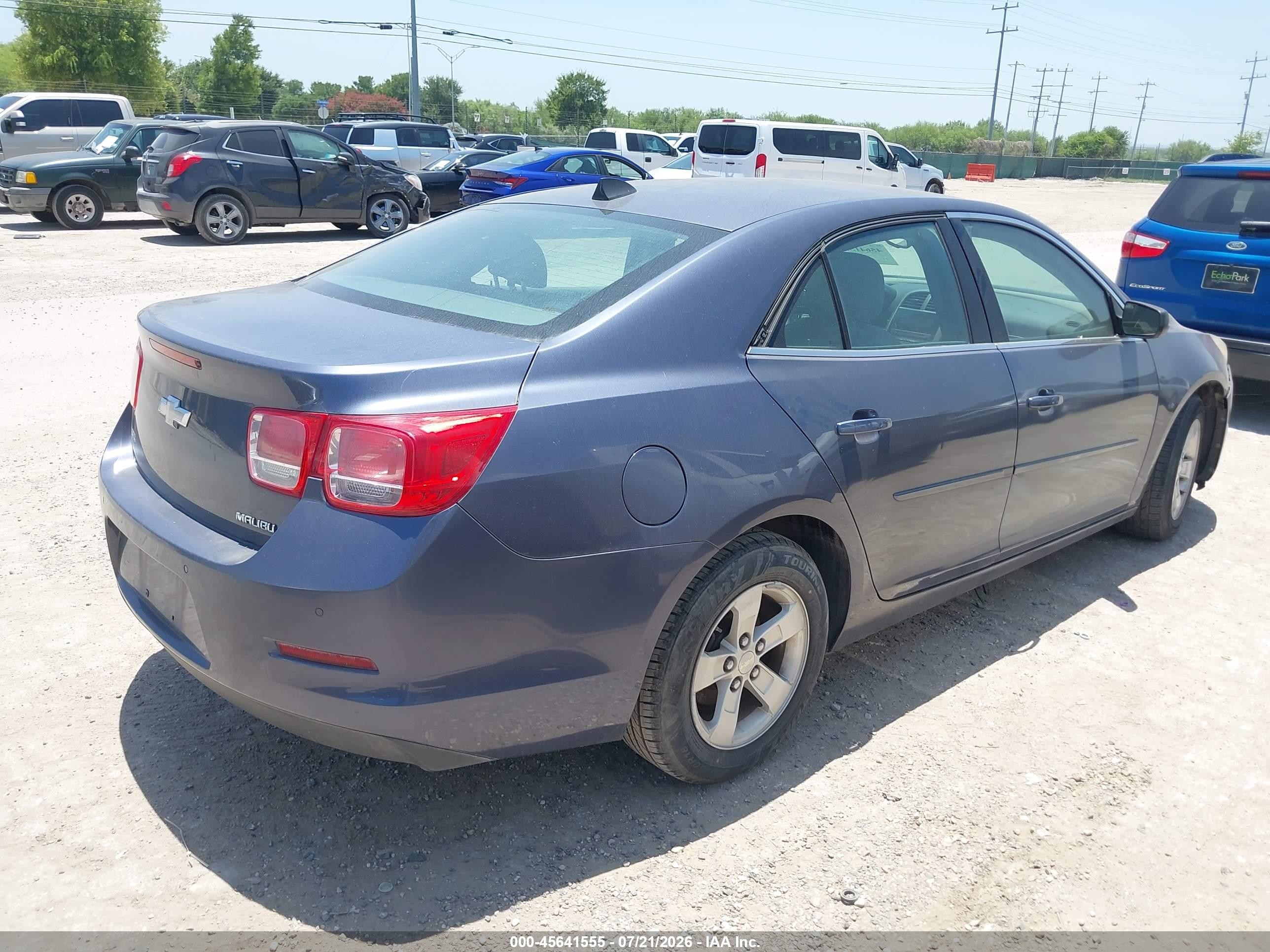 2013 Chevrolet Malibu 1ls Blue vin: 1G11B5SA5DF193369