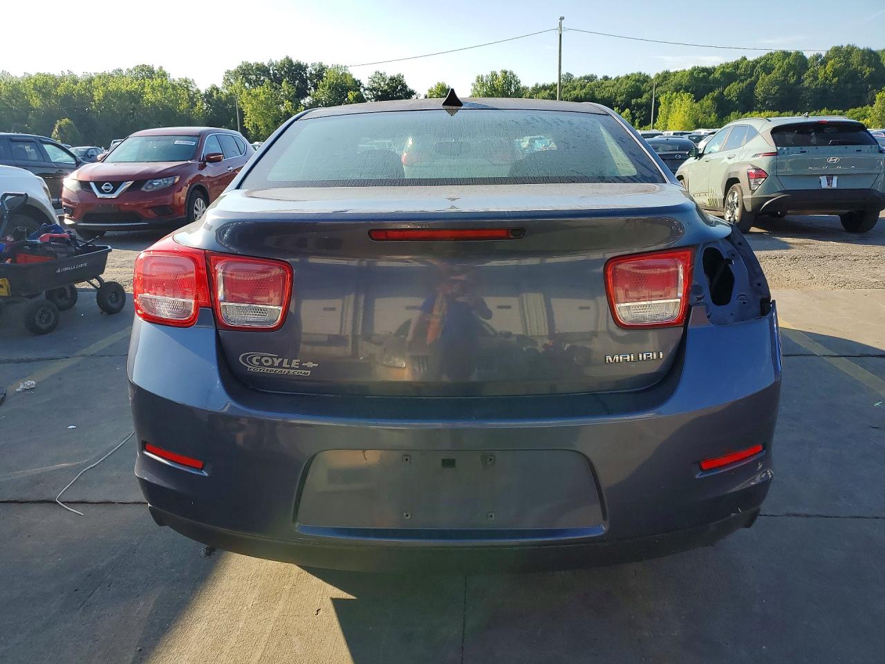 2013 Chevrolet Malibu Ls Blue vin: 1G11B5SA5DF254459