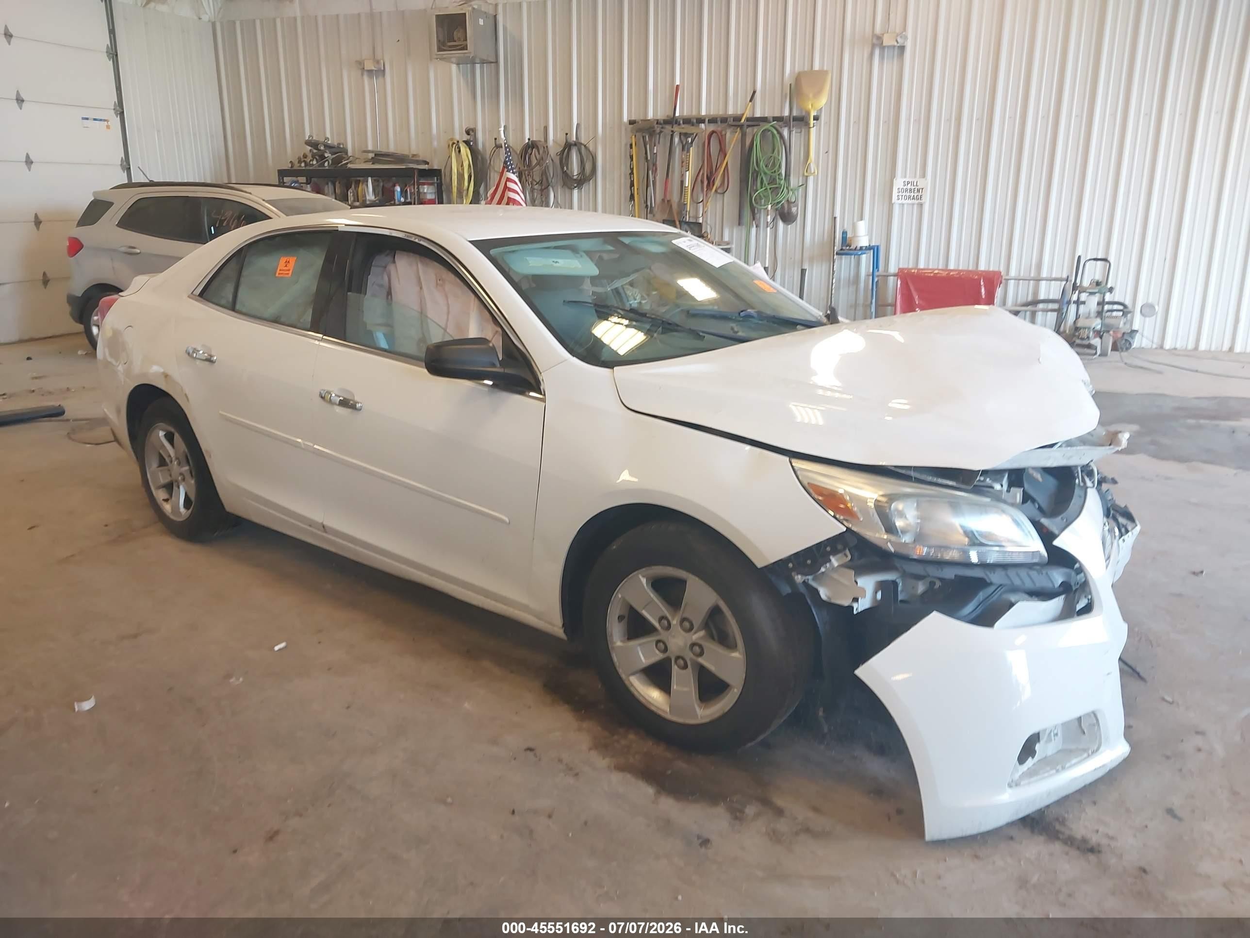 2013 Chevrolet Malibu 1ls White vin: 1G11B5SA5DF261881