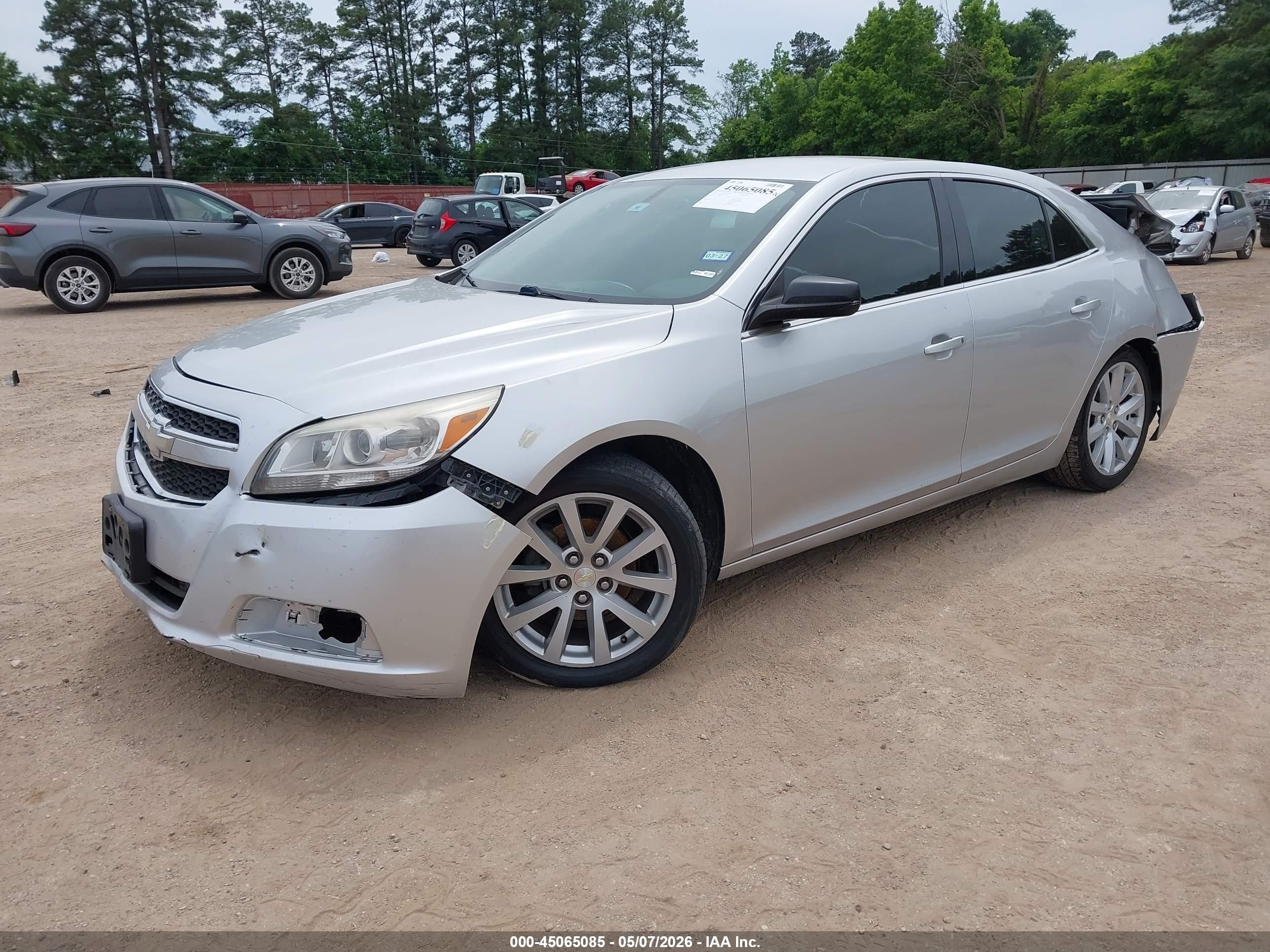 2013 Chevrolet Malibu 1ls Silver vin: 1G11B5SA5DF294119