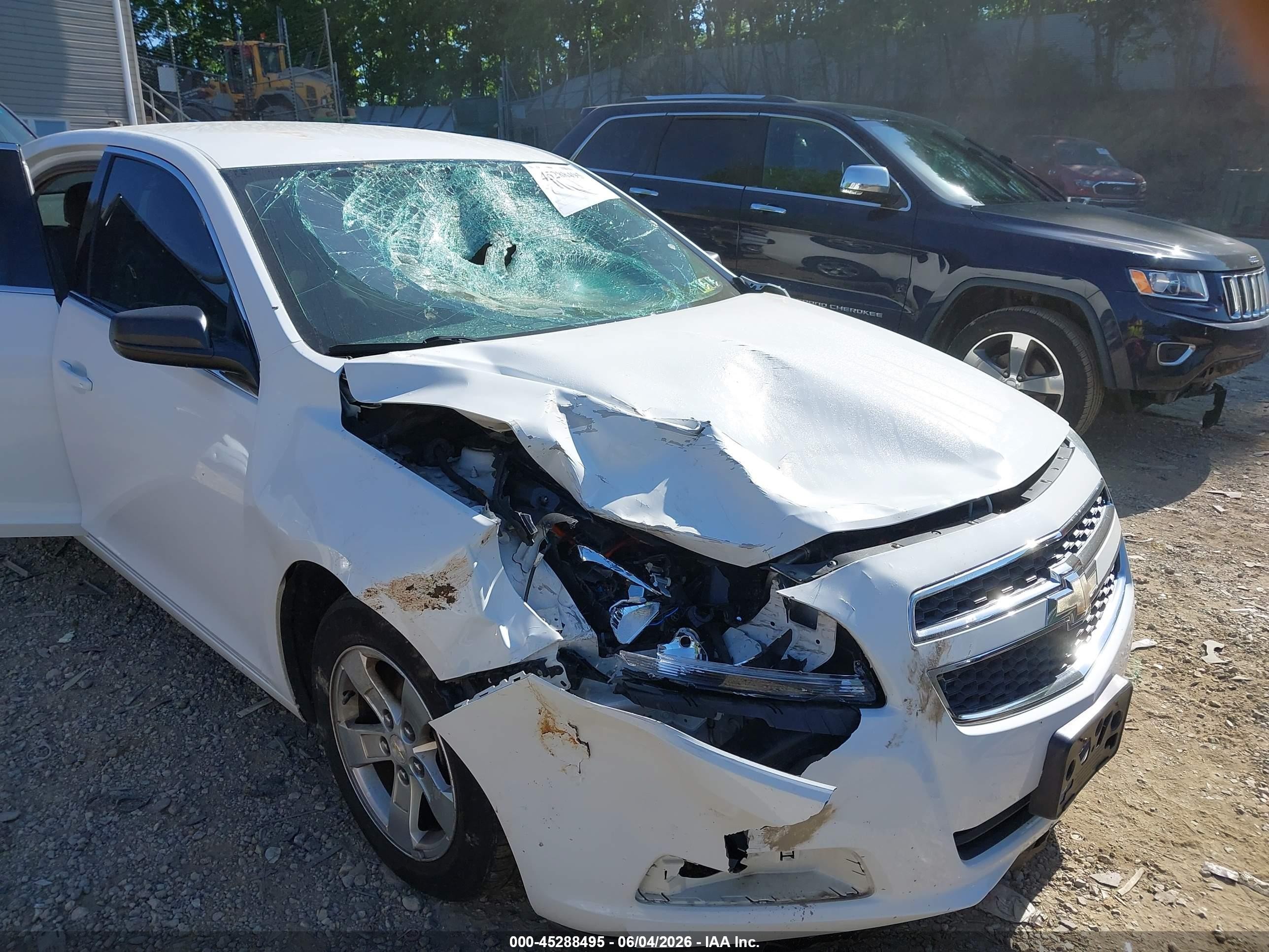 2013 Chevrolet Malibu 1ls White vin: 1G11B5SA6DF144844