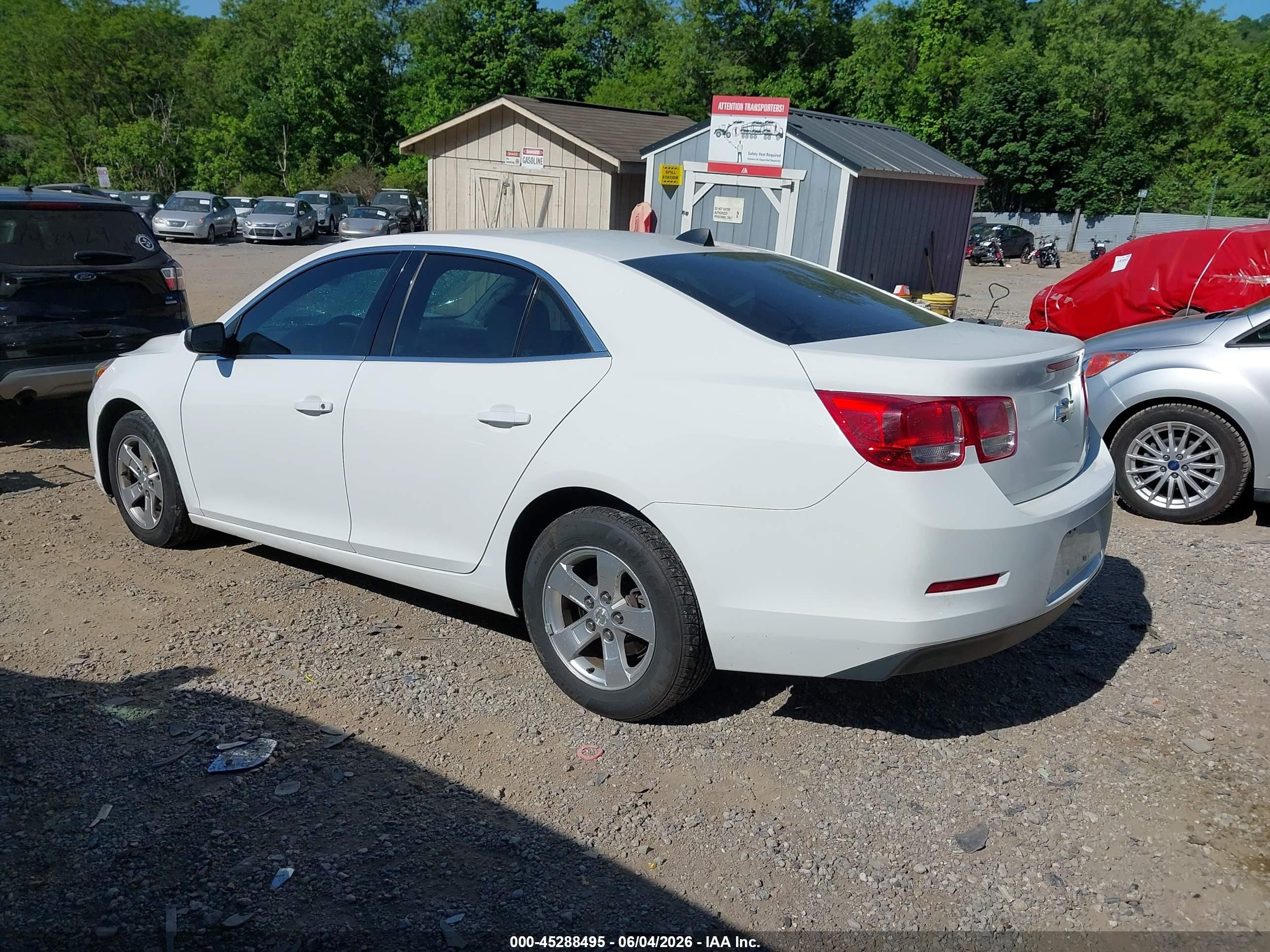 2013 Chevrolet Malibu 1ls White vin: 1G11B5SA6DF144844