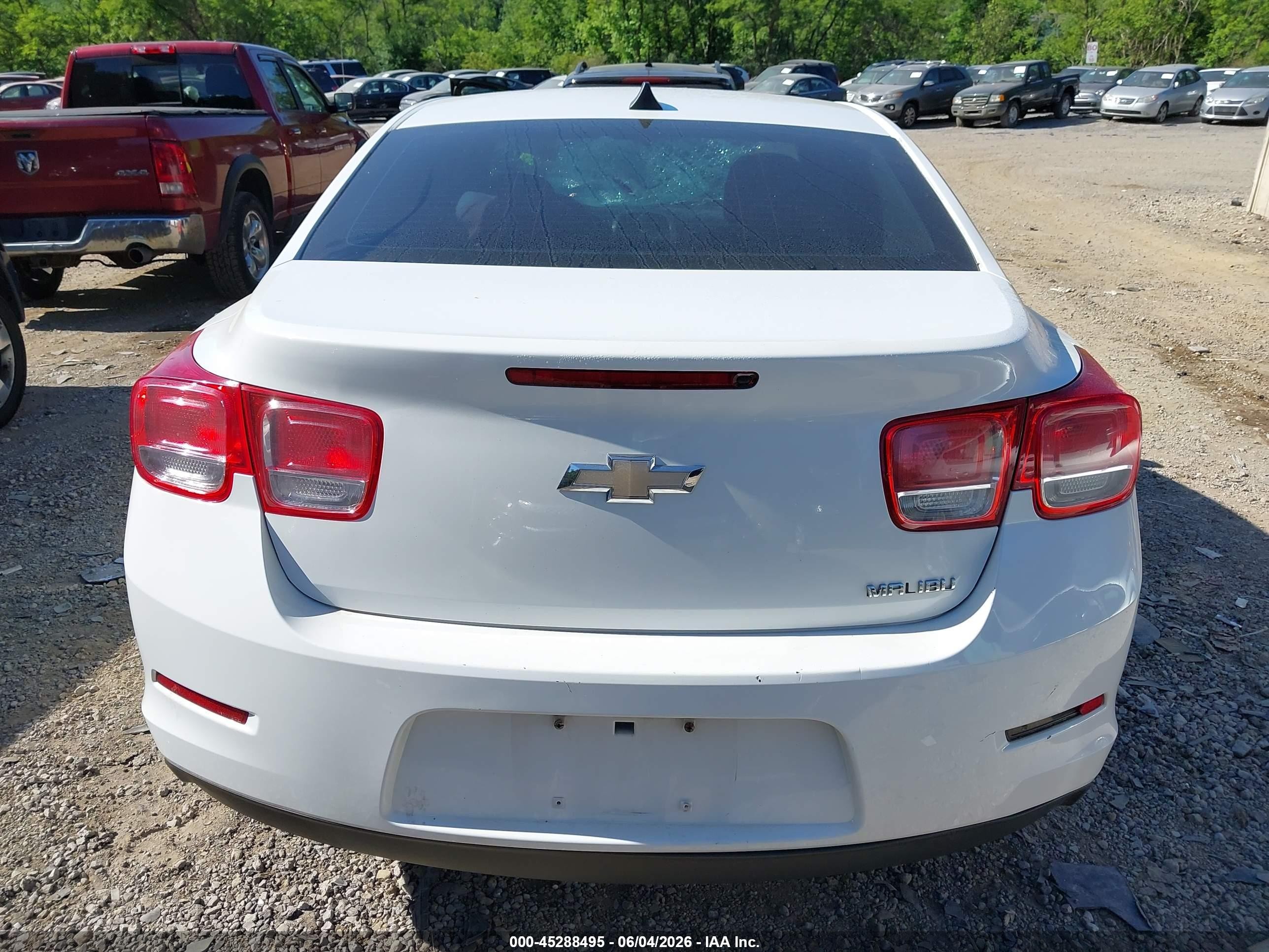 2013 Chevrolet Malibu 1ls White vin: 1G11B5SA6DF144844