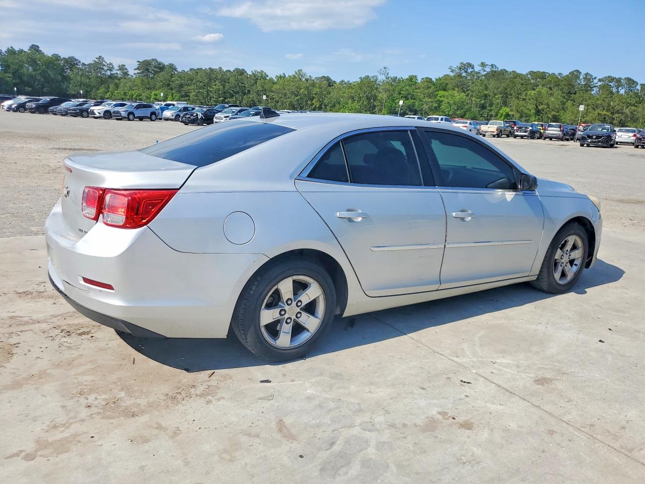 2013 Chevrolet Malibu Ls Silver vin: 1G11B5SA6DF263400