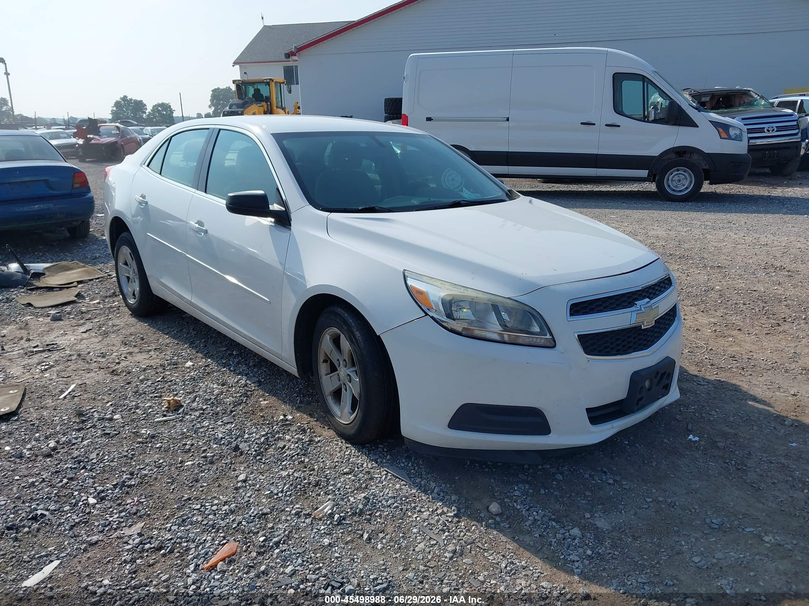 2013 Chevrolet Malibu 1ls White vin: 1G11B5SA6DF333963