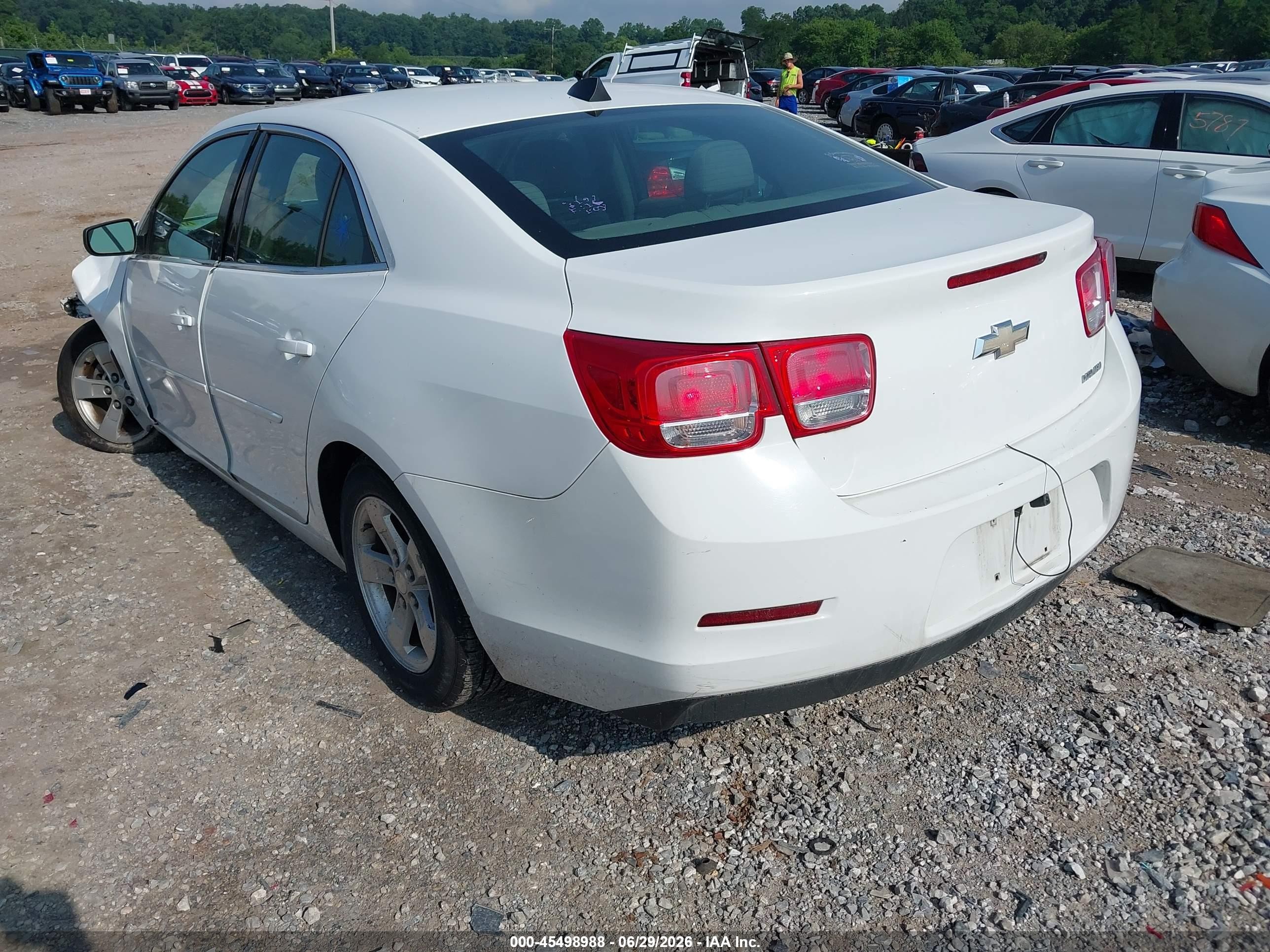 2013 Chevrolet Malibu 1ls White vin: 1G11B5SA6DF333963