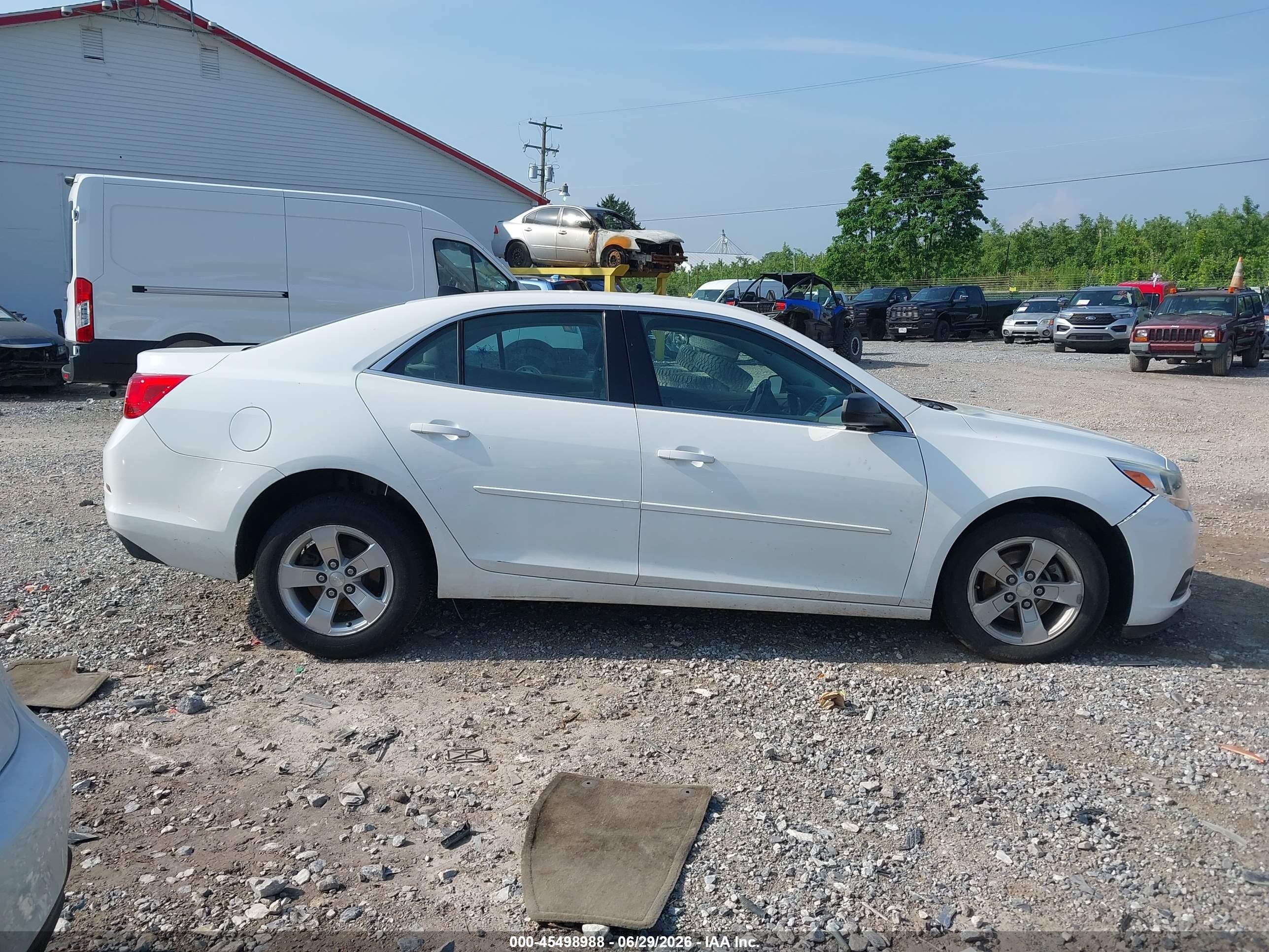 2013 Chevrolet Malibu 1ls White vin: 1G11B5SA6DF333963