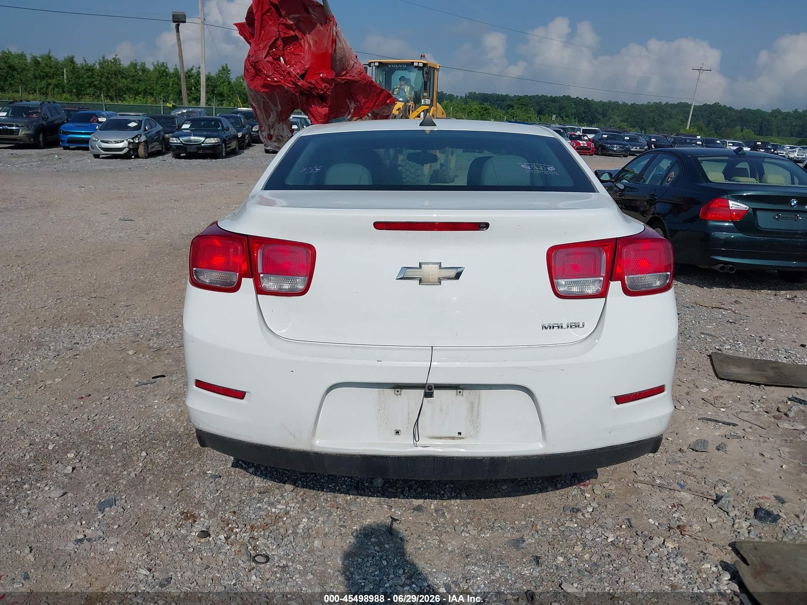 2013 Chevrolet Malibu 1ls White vin: 1G11B5SA6DF333963