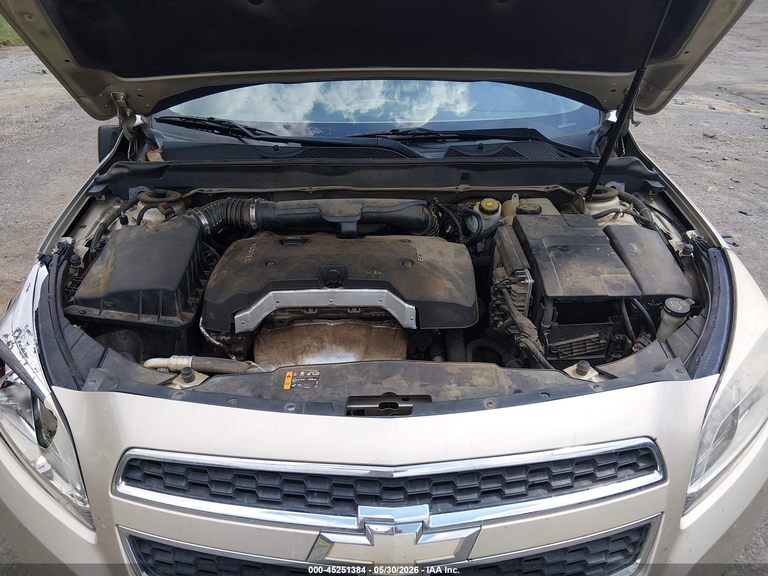 2013 Chevrolet Malibu 1ls Beige vin: 1G11B5SA6DF342887