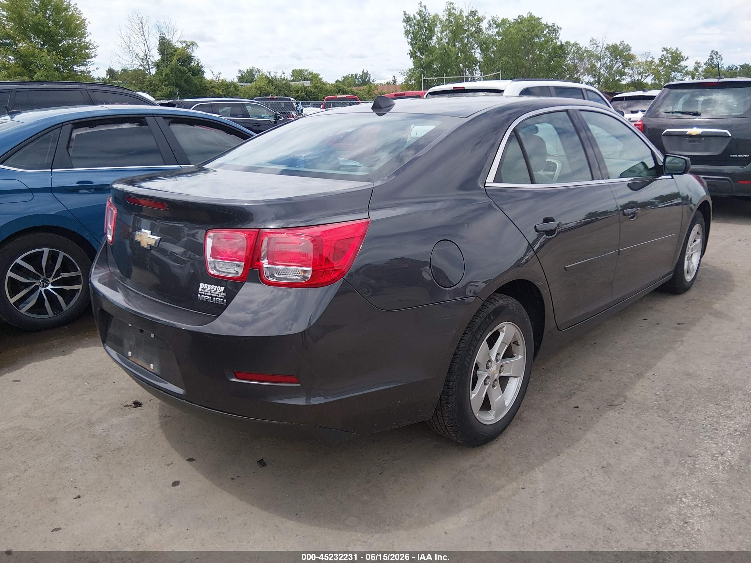 2013 Chevrolet Malibu 1ls Gray vin: 1G11B5SA6DF353310
