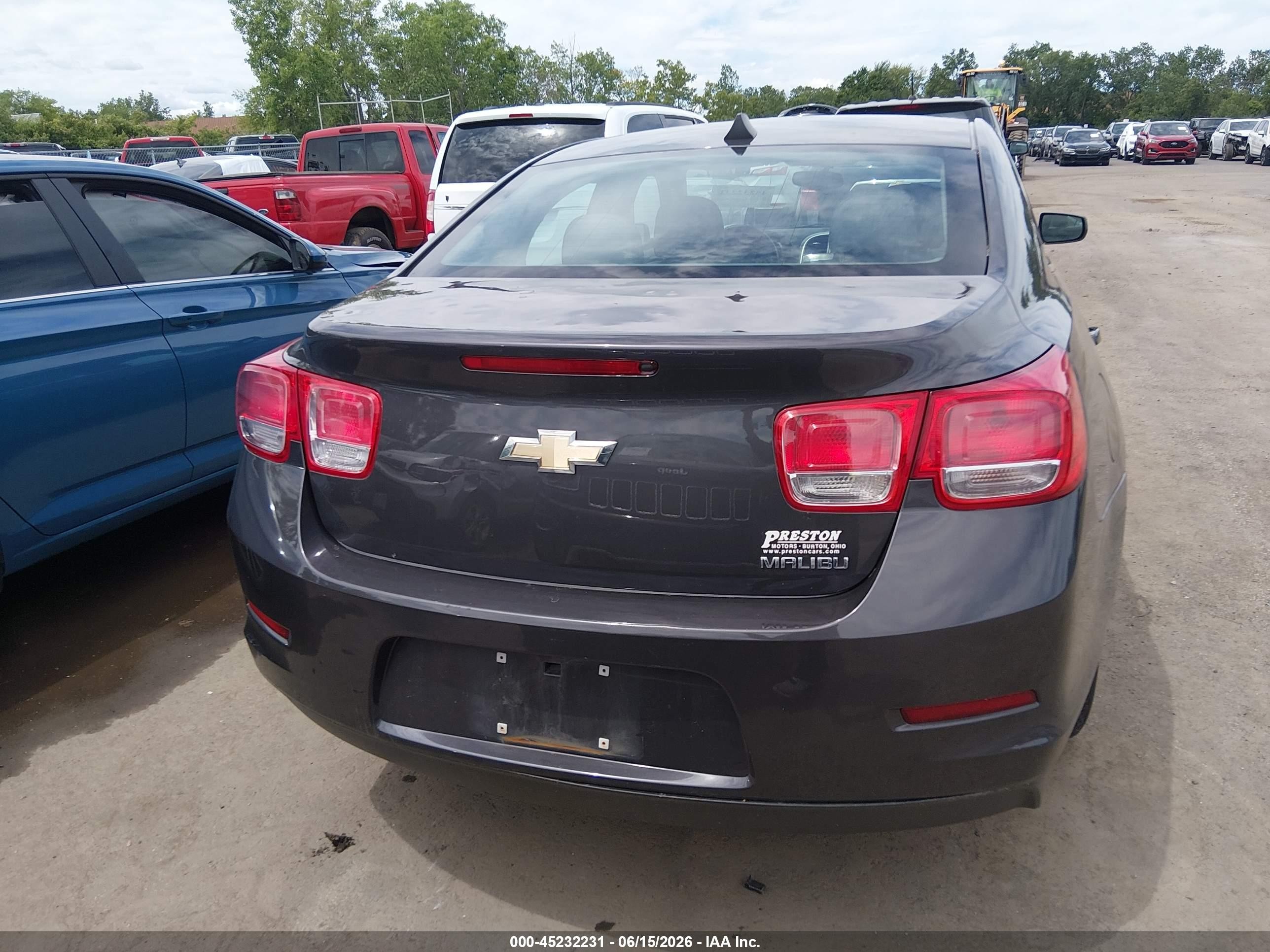2013 Chevrolet Malibu 1ls Gray vin: 1G11B5SA6DF353310