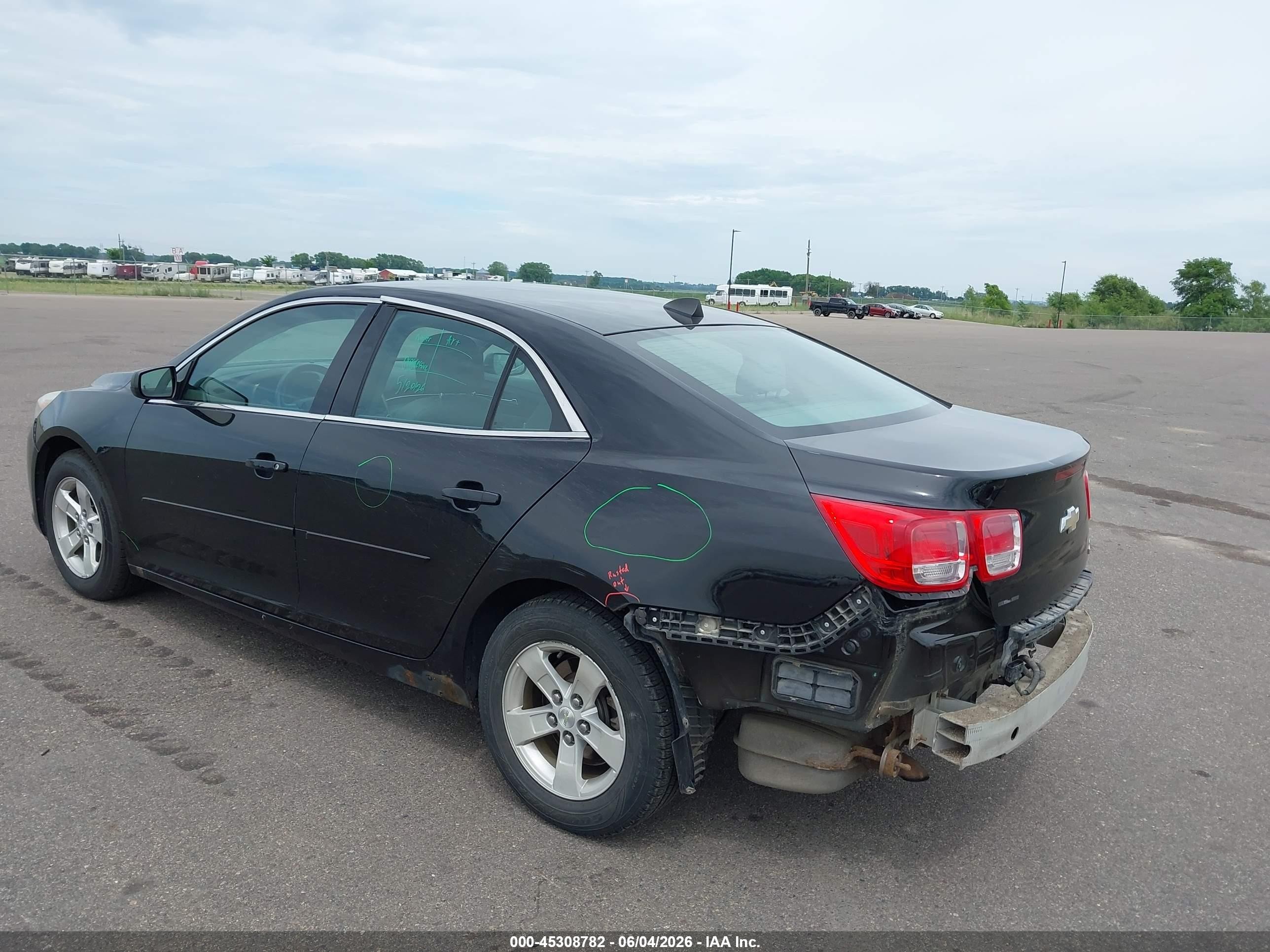 2013 Chevrolet Malibu 1ls Black vin: 1G11B5SA6DU100161